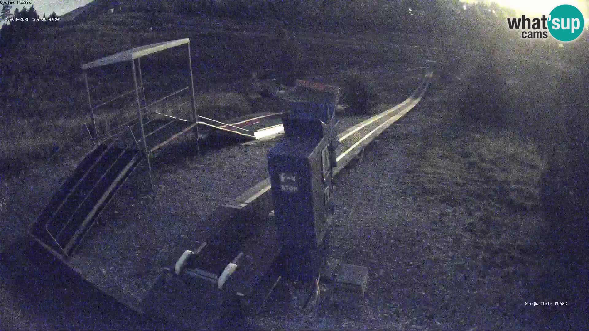 Live webcam Fužine toboggan run – Croatia