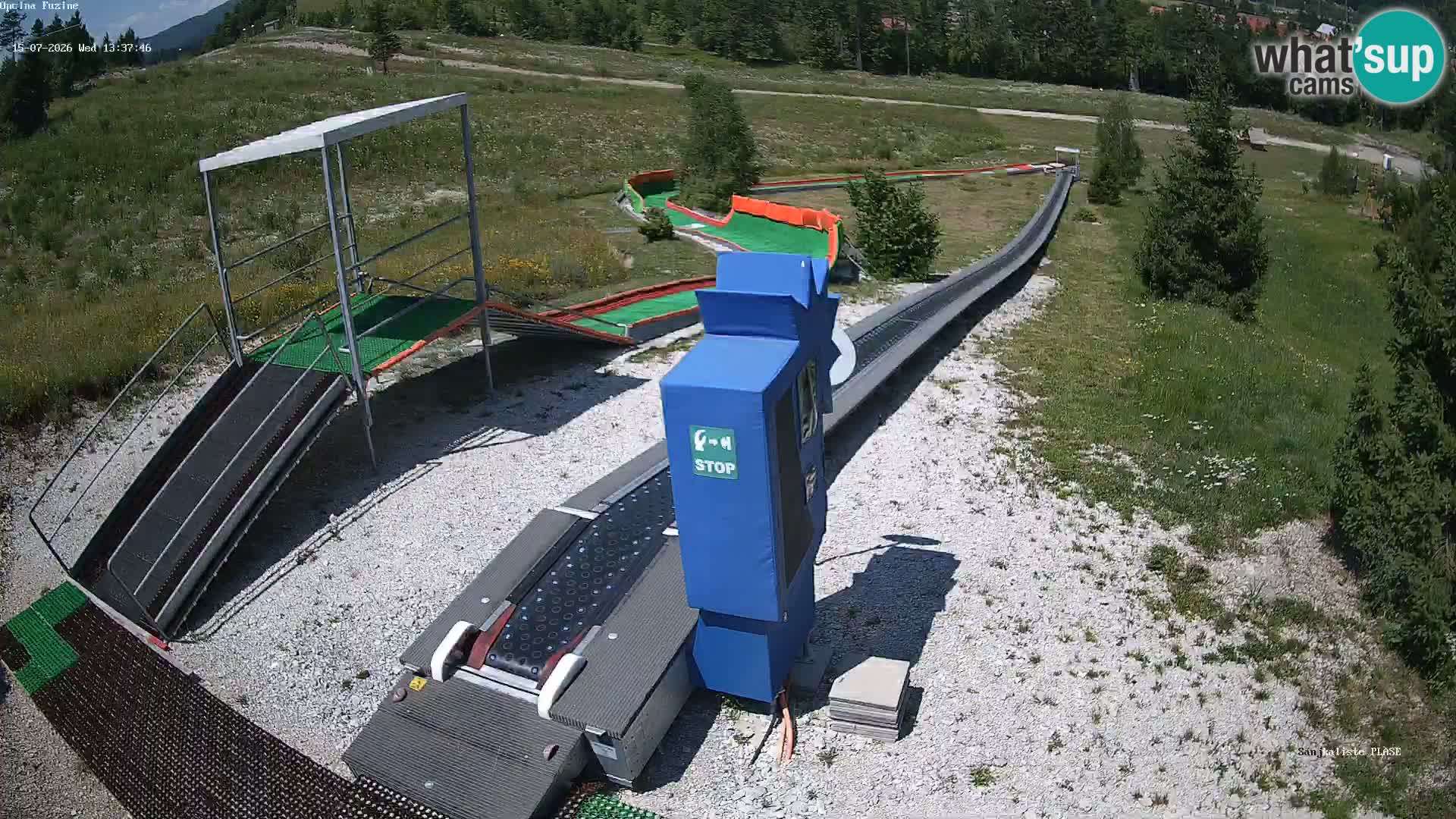 Webcam en vivo Pista de trineo Fužine – Croacia