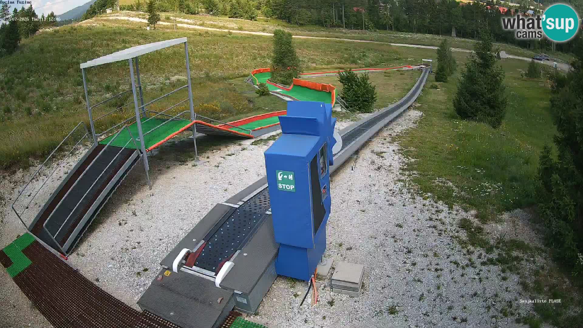 Webcam en vivo Pista de trineo Fužine – Croacia