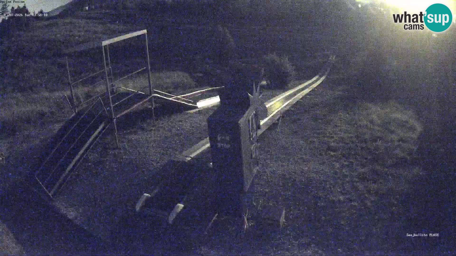 Live webcam Pista da slittino Fužine – Croazia