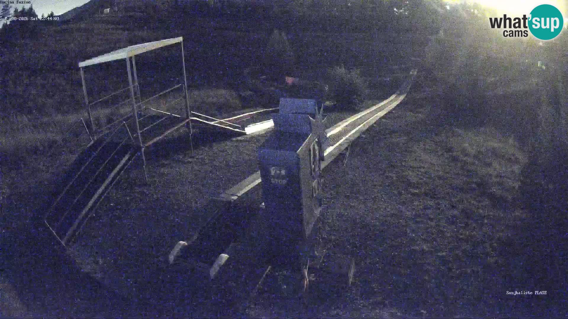 Webcam en vivo Pista de trineo Fužine – Croacia