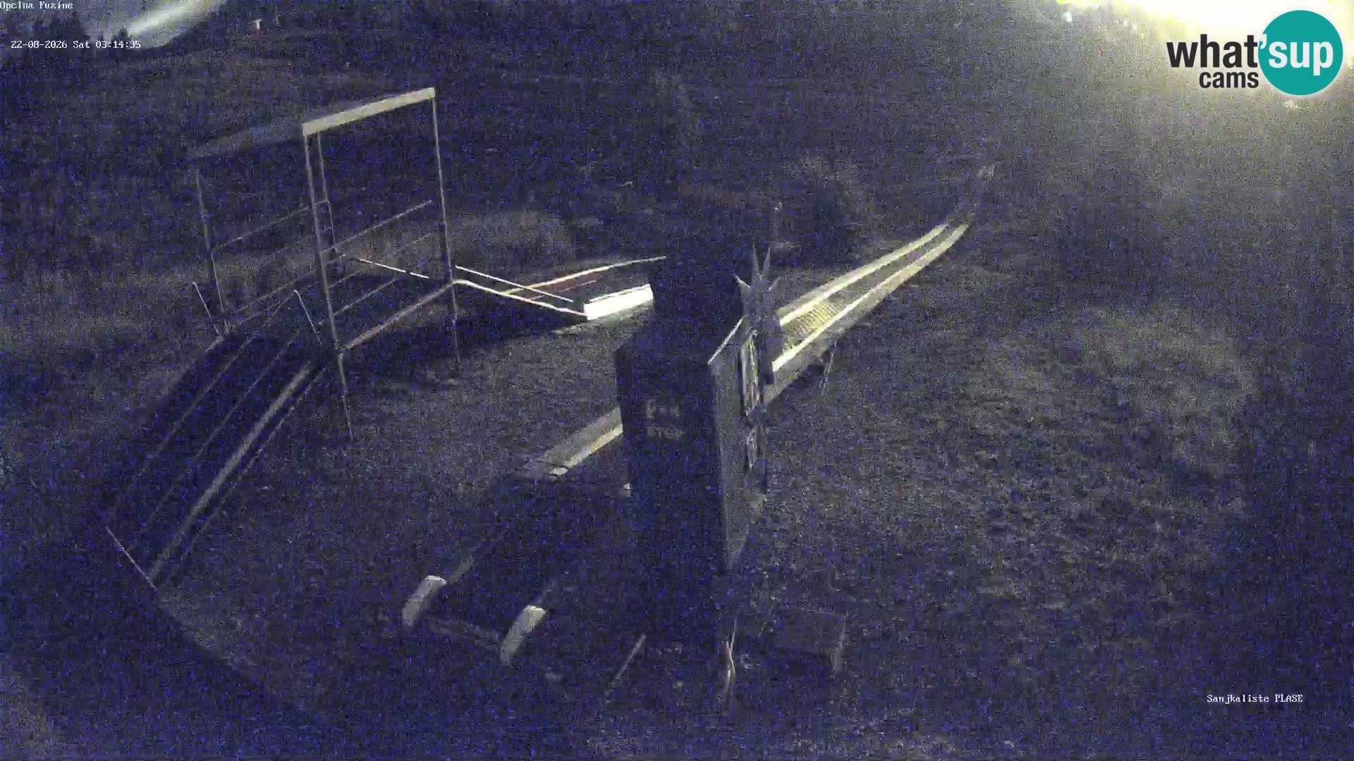 Webcam en direct Piste de luge de Fužine – Croatie