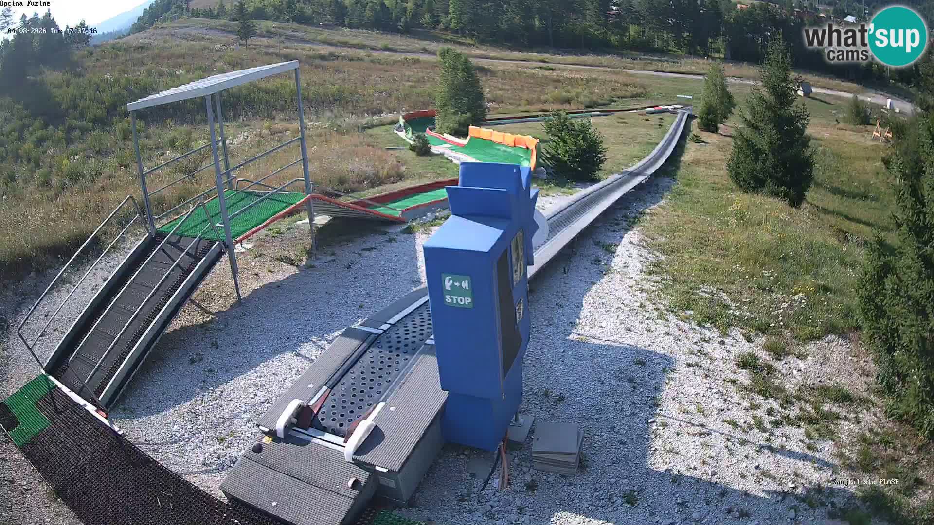 Webcam en direct Piste de luge de Fužine – Croatie
