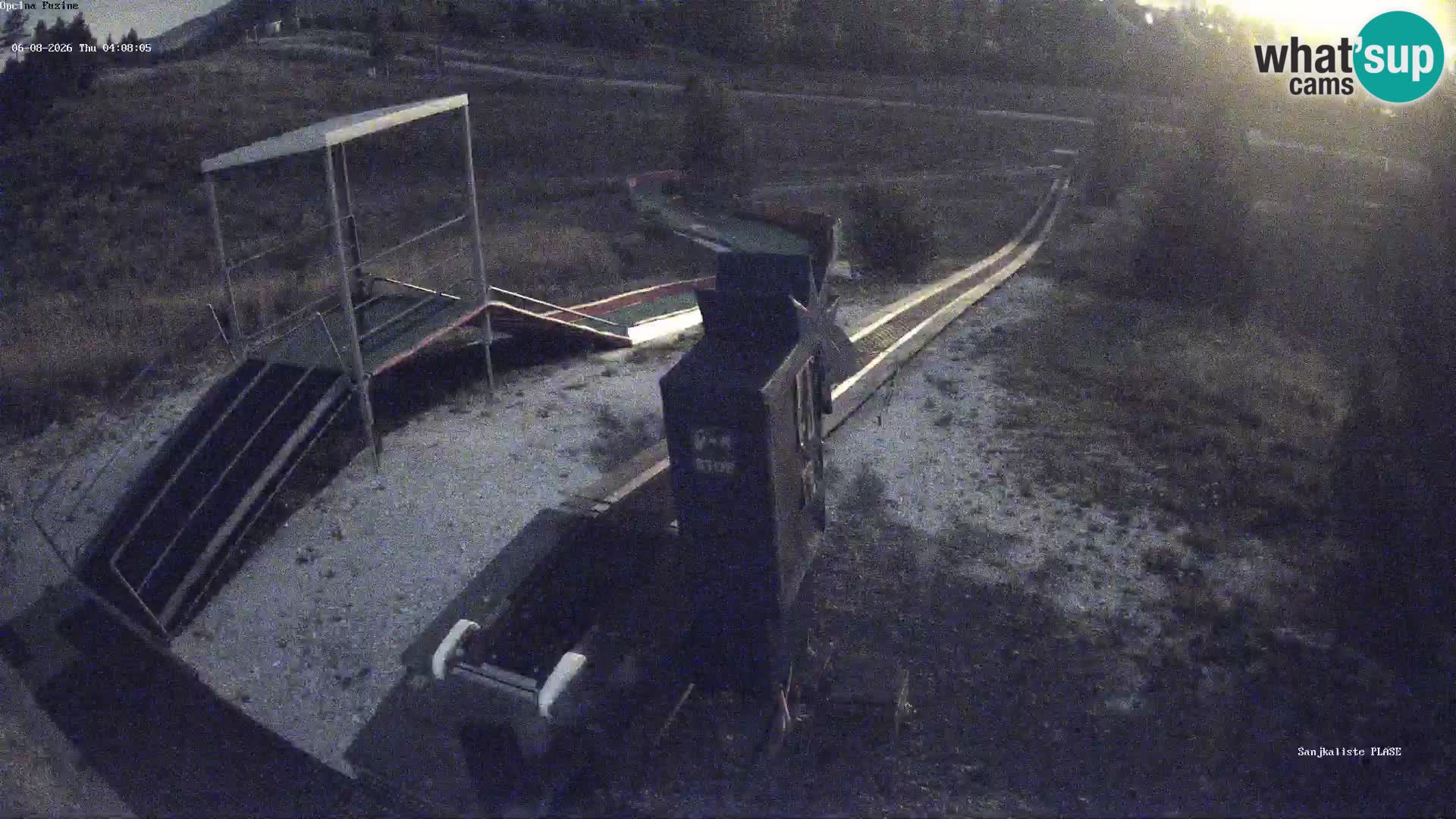 Live webcam Fužine toboggan run – Croatia