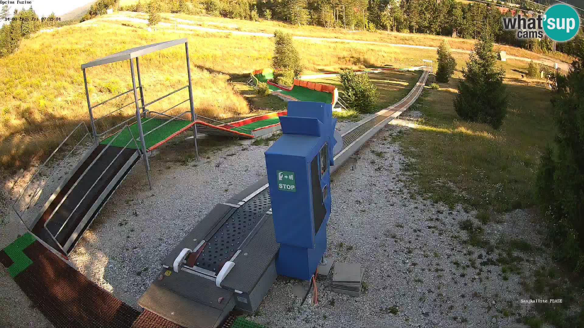Webcam en vivo Pista de trineo Fužine – Croacia