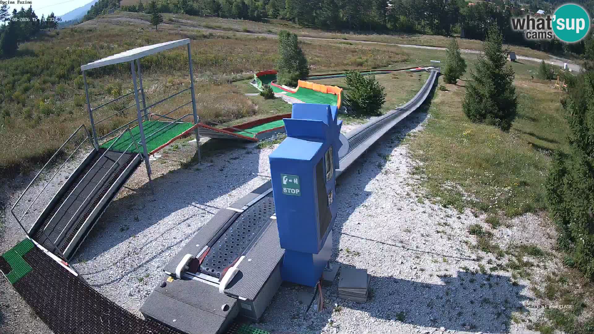 Live Webcam Rodelbahn Fužine – Kroatien