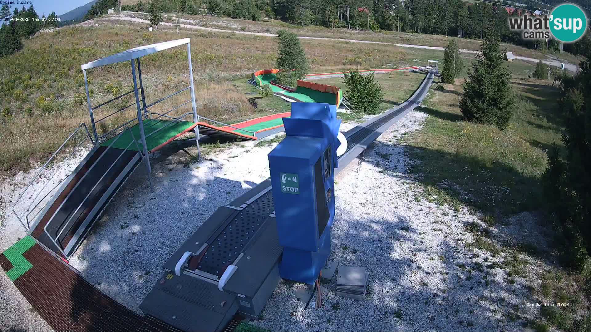 Webcam en vivo Pista de trineo Fužine – Croacia