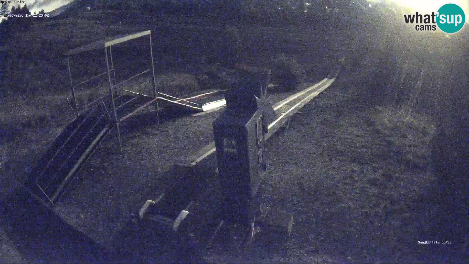 Live webcam Pista da slittino Fužine – Croazia