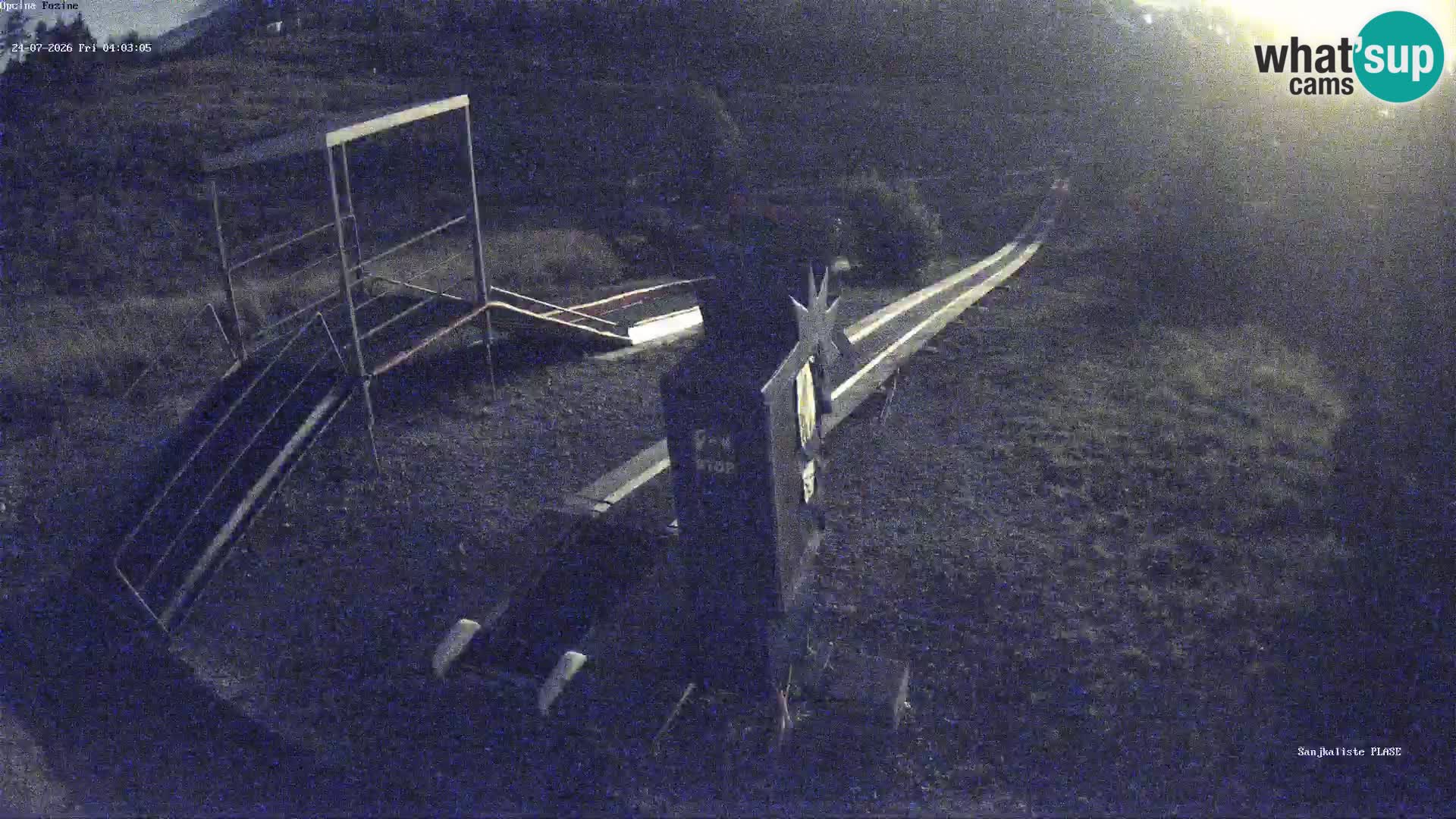 Webcam en direct Piste de luge de Fužine – Croatie