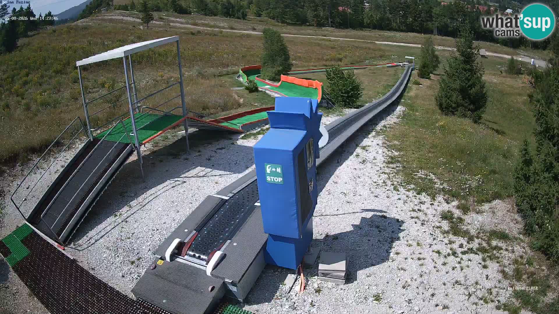 Webcam en direct Piste de luge de Fužine – Croatie
