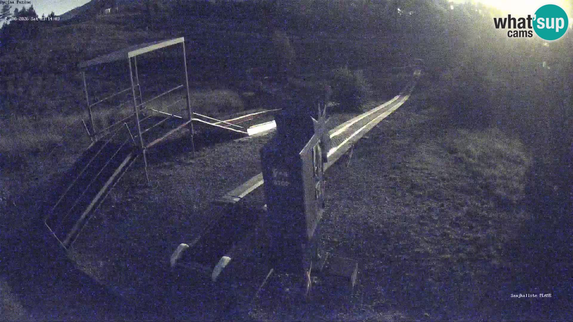 Live webcam Pista da slittino Fužine – Croazia