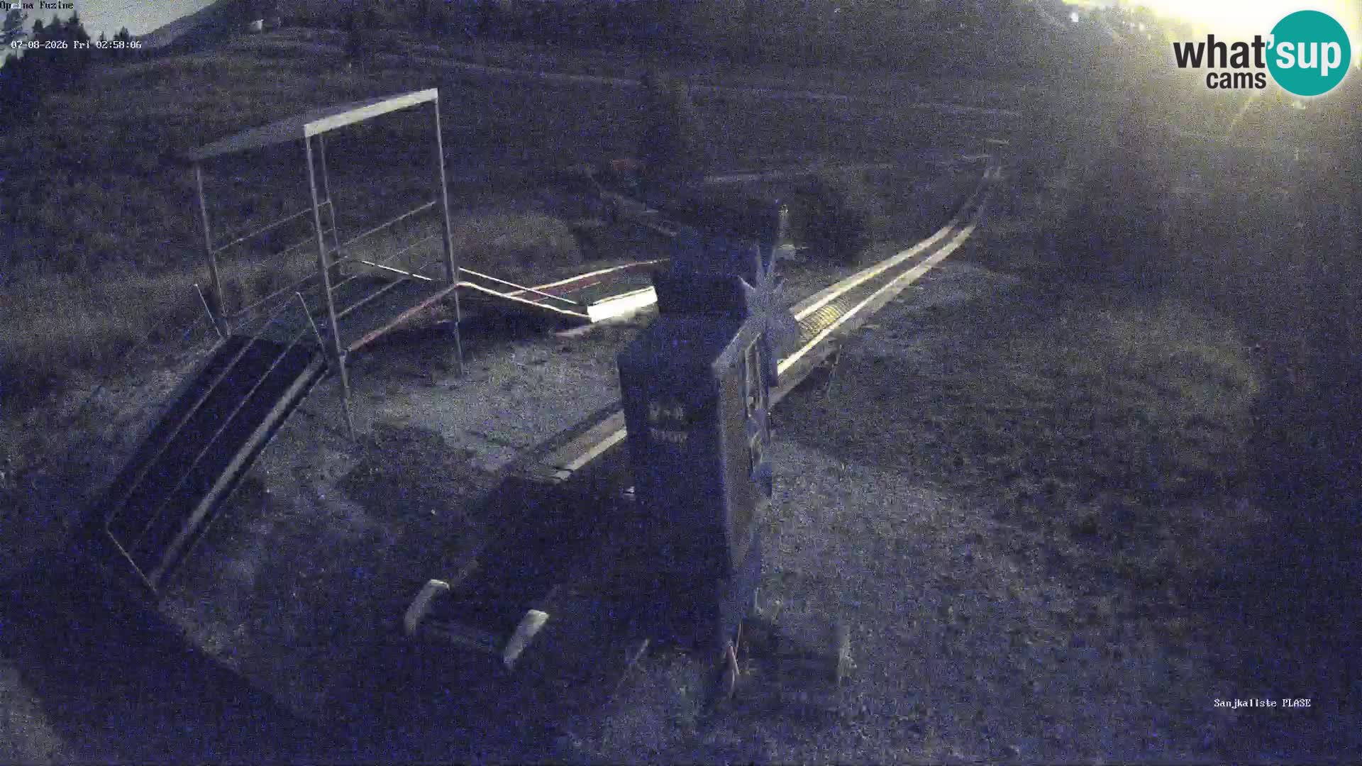 Webcam en direct Piste de luge de Fužine – Croatie