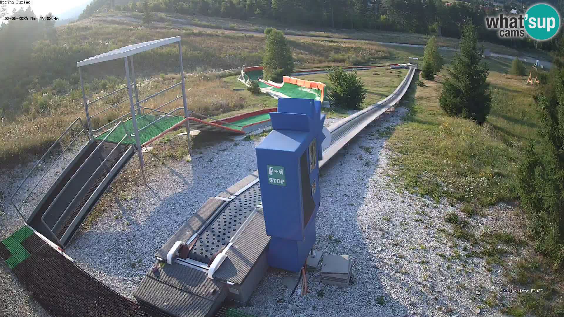 Webcam en vivo Pista de trineo Fužine – Croacia