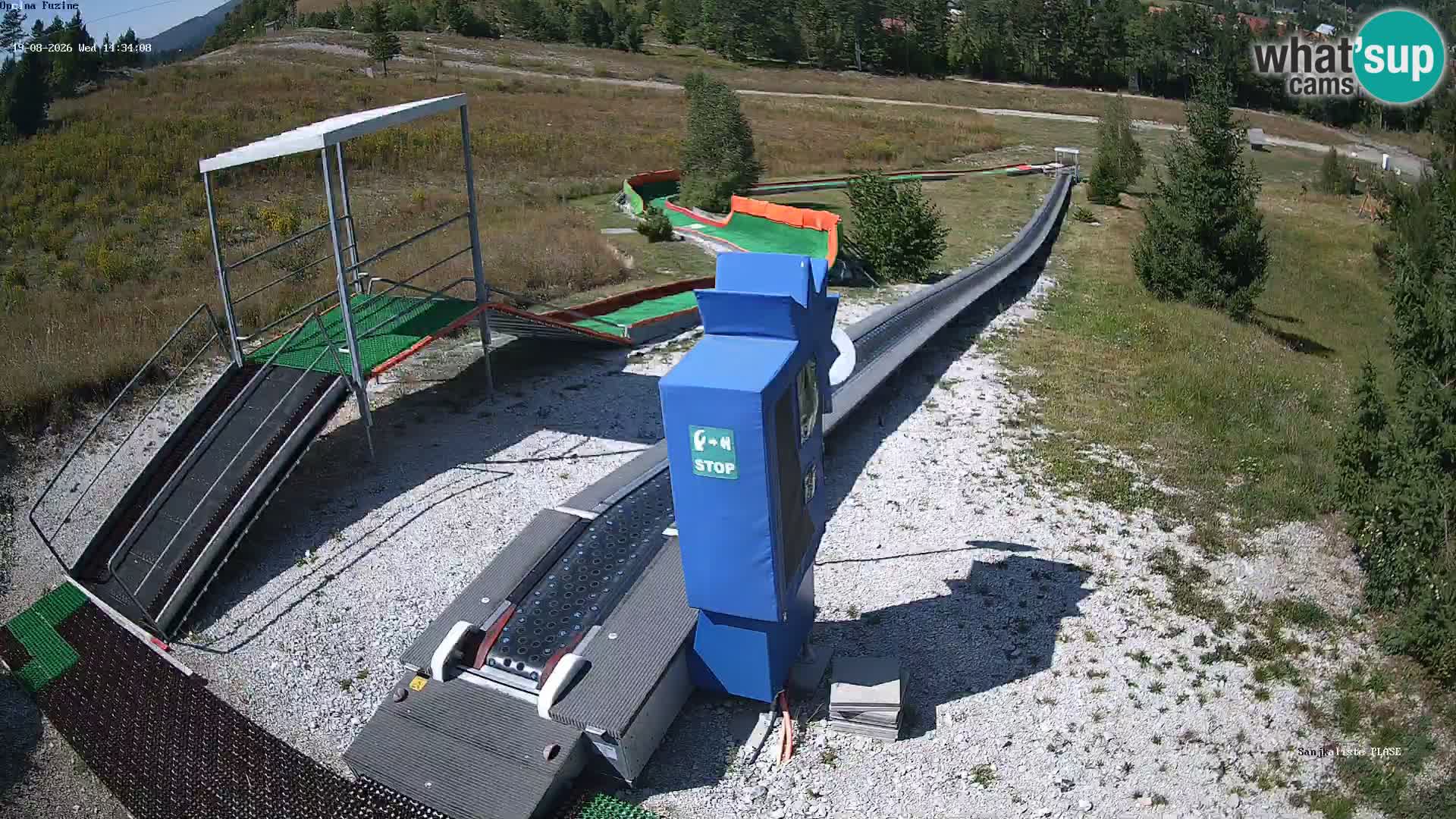 Webcam en direct Piste de luge de Fužine – Croatie