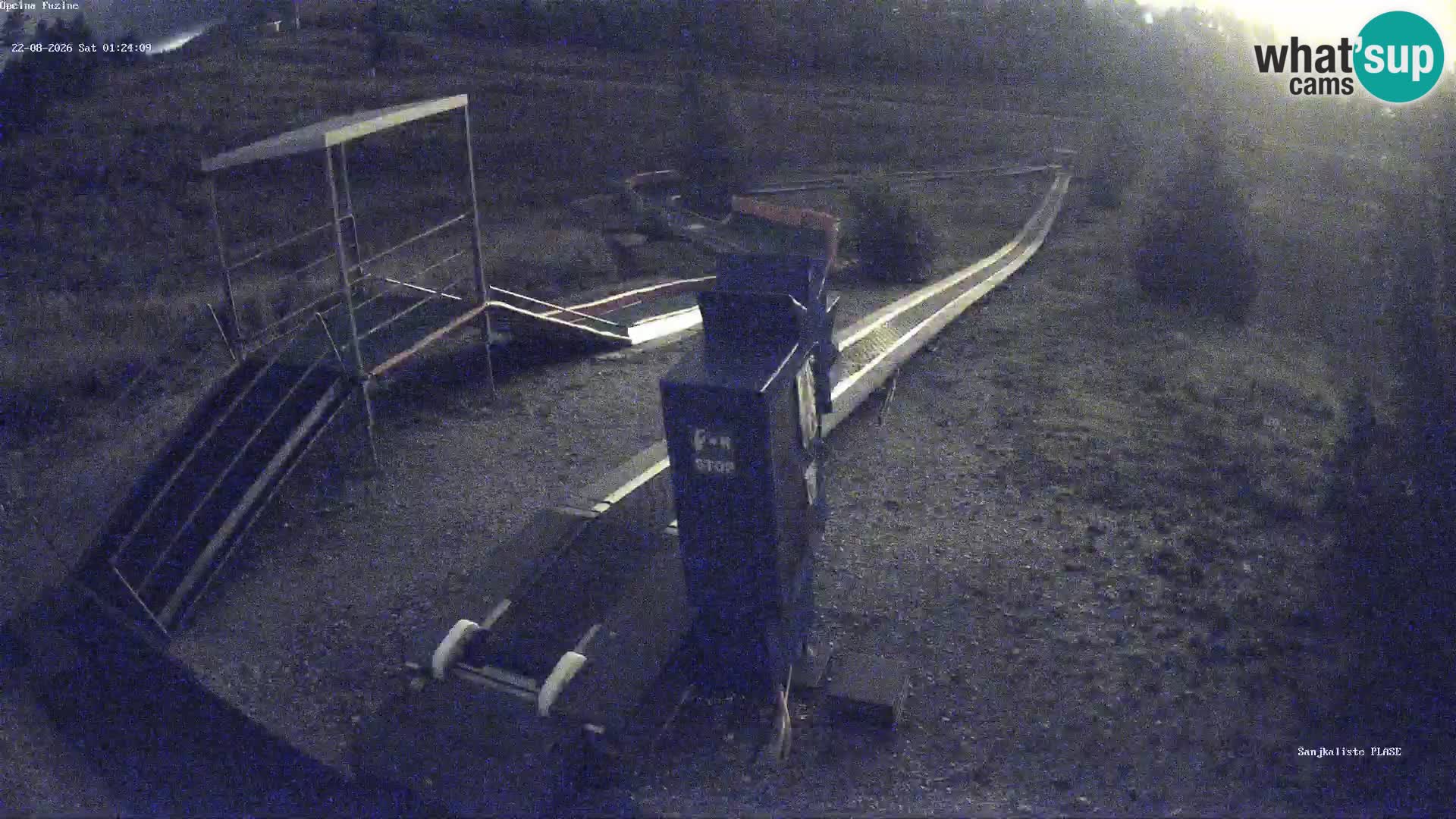 Live webcam Pista da slittino Fužine – Croazia