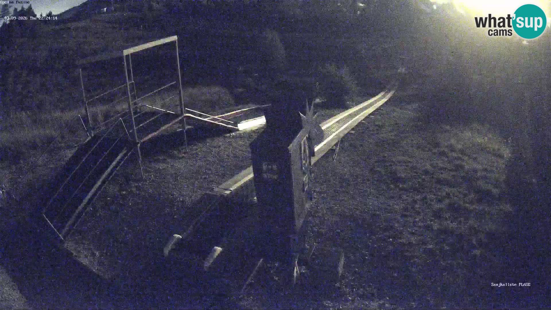 Webcam en direct Piste de luge de Fužine – Croatie