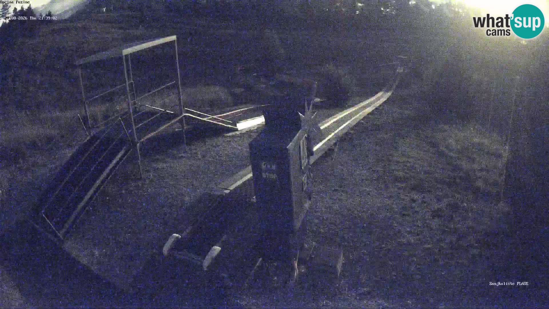 Live webcam Fužine toboggan run – Croatia