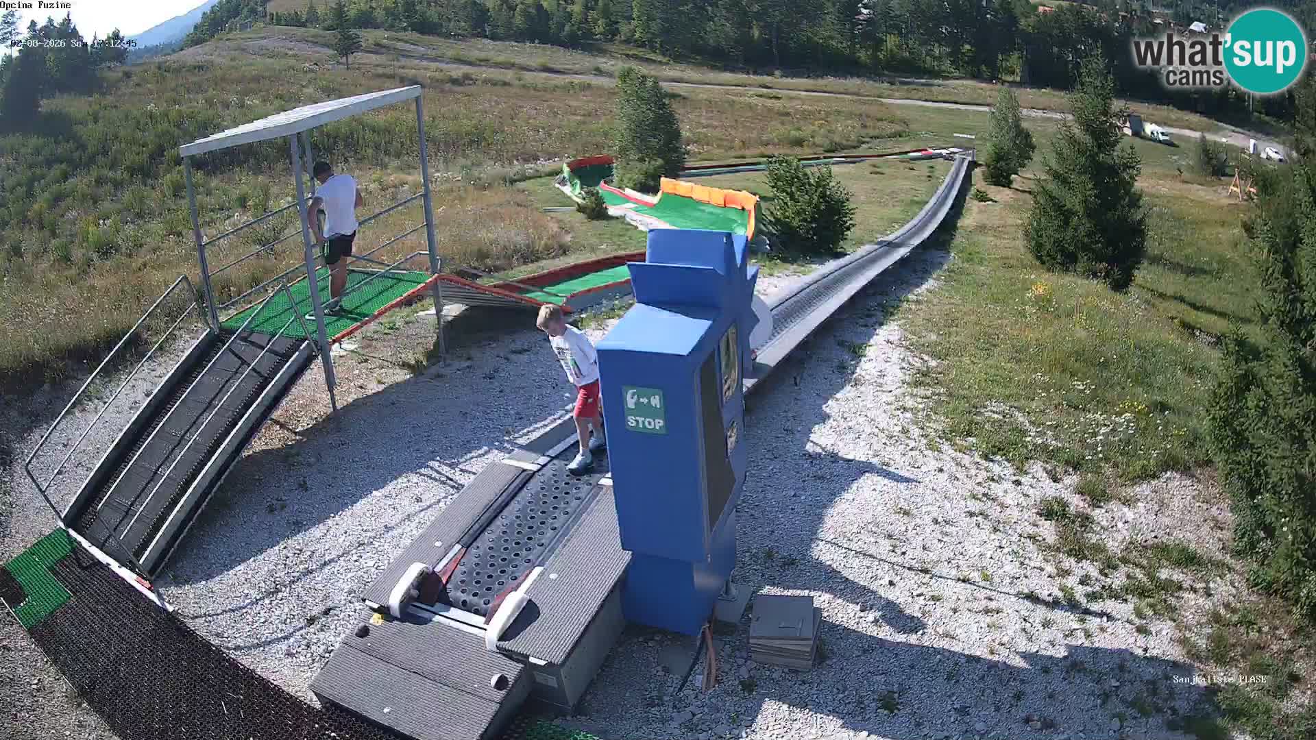 Live webcam Fužine toboggan run – Croatia