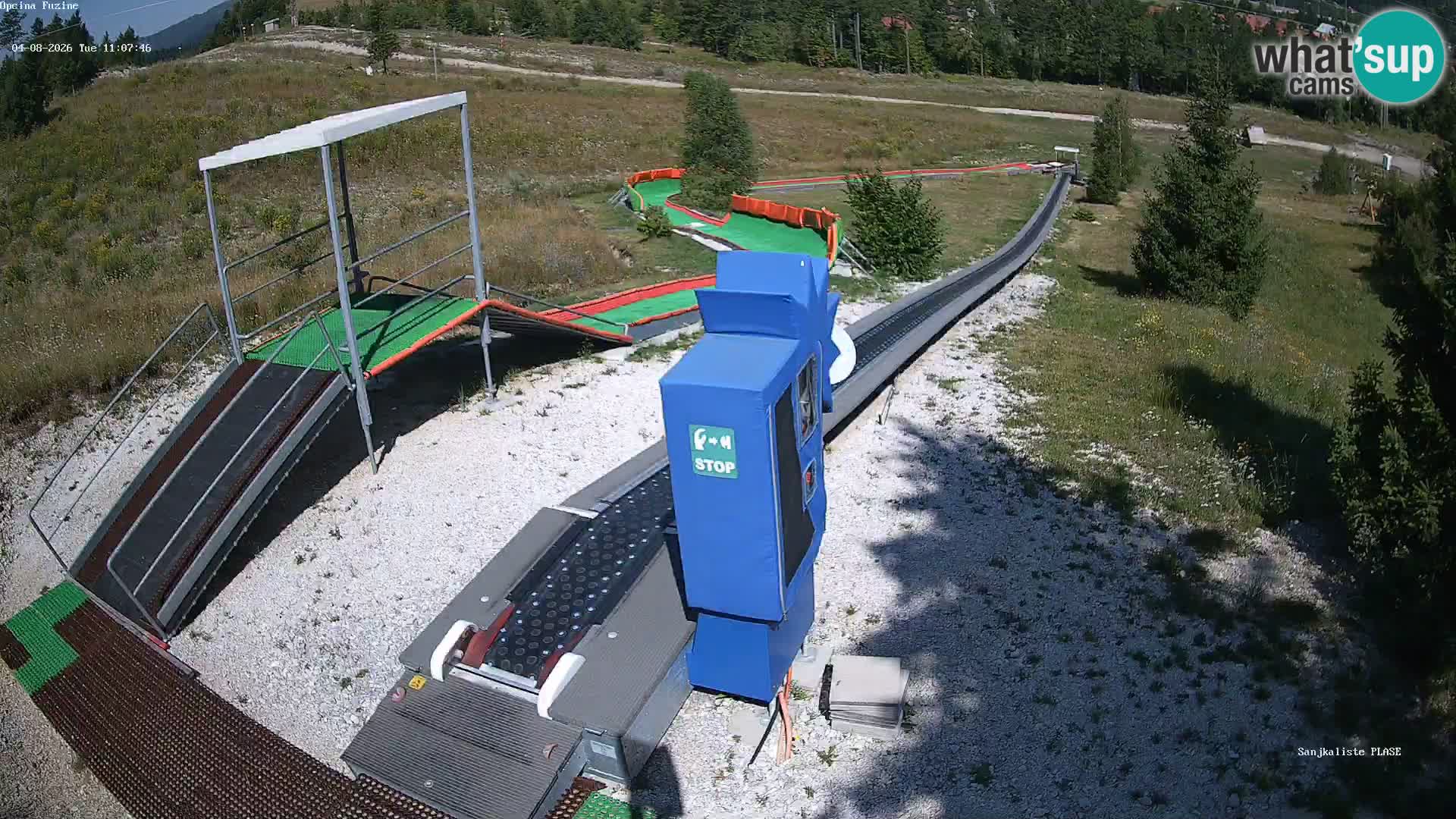 Spletna kamera v živo Sankališče Fužine – Hrvaška