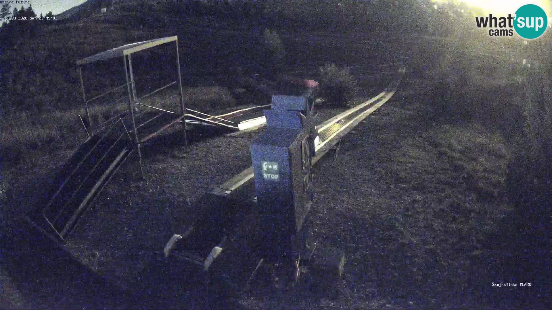 Webcam en direct Piste de luge de Fužine – Croatie