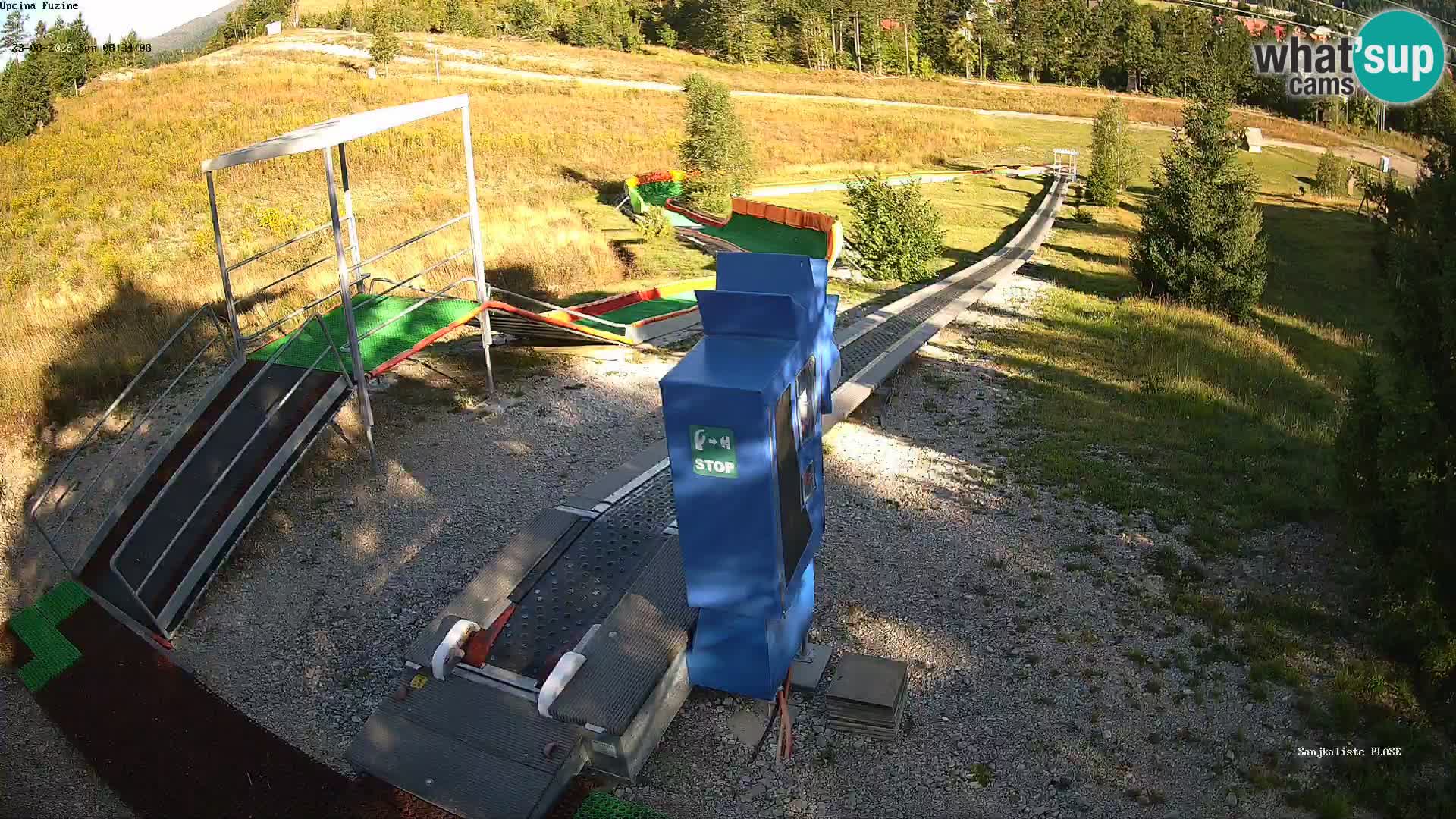 Webcam en direct Piste de luge de Fužine – Croatie