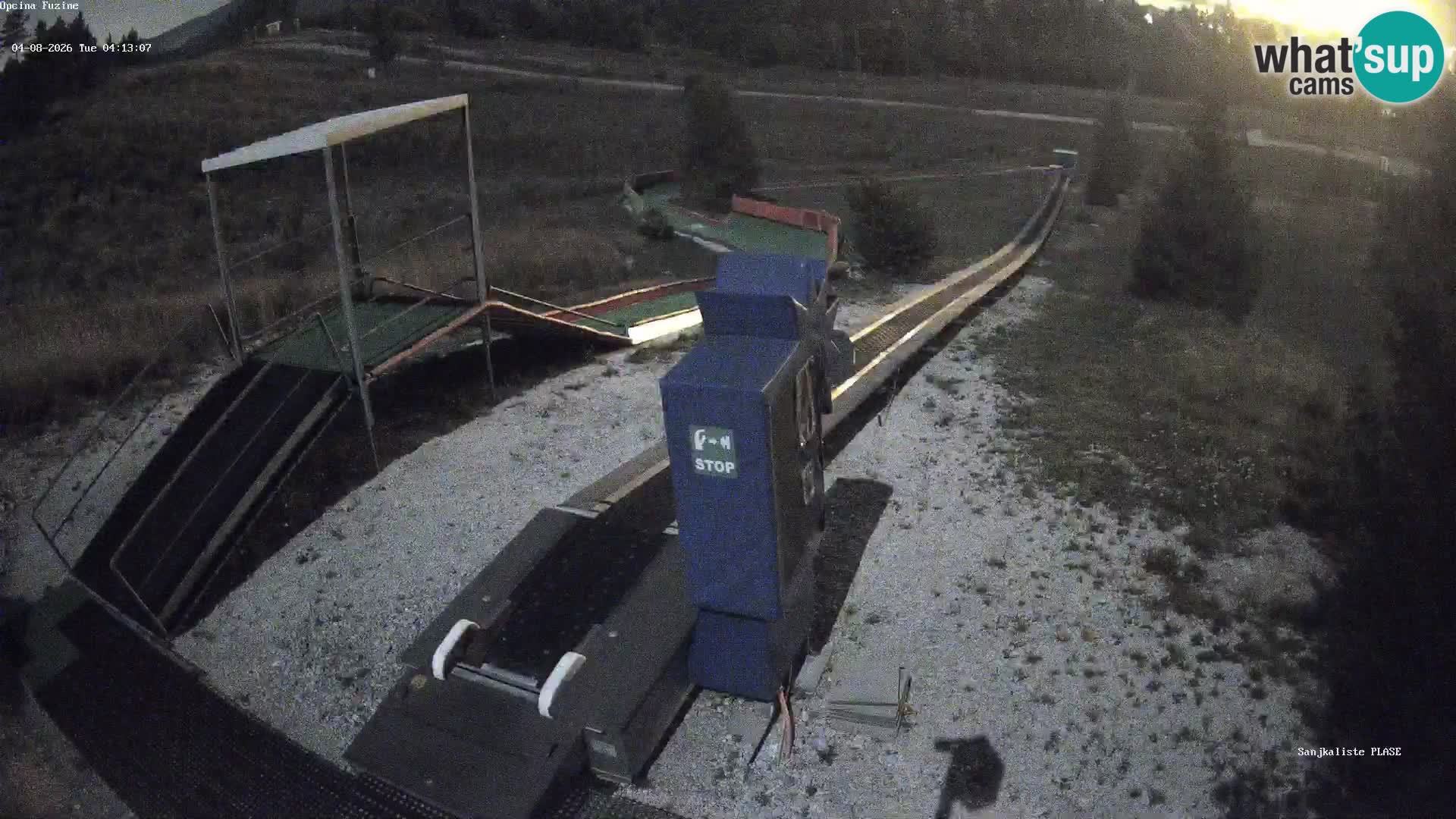 Live webcam Pista da slittino Fužine – Croazia