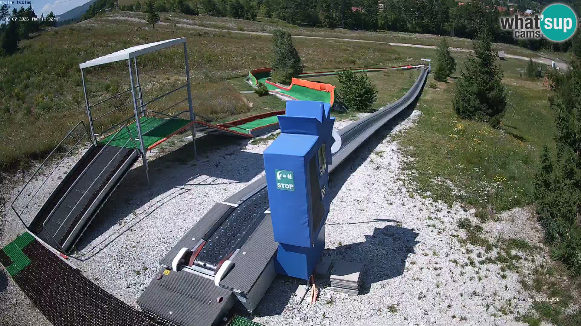 Webcam en vivo Pista de trineo Fužine – Croacia