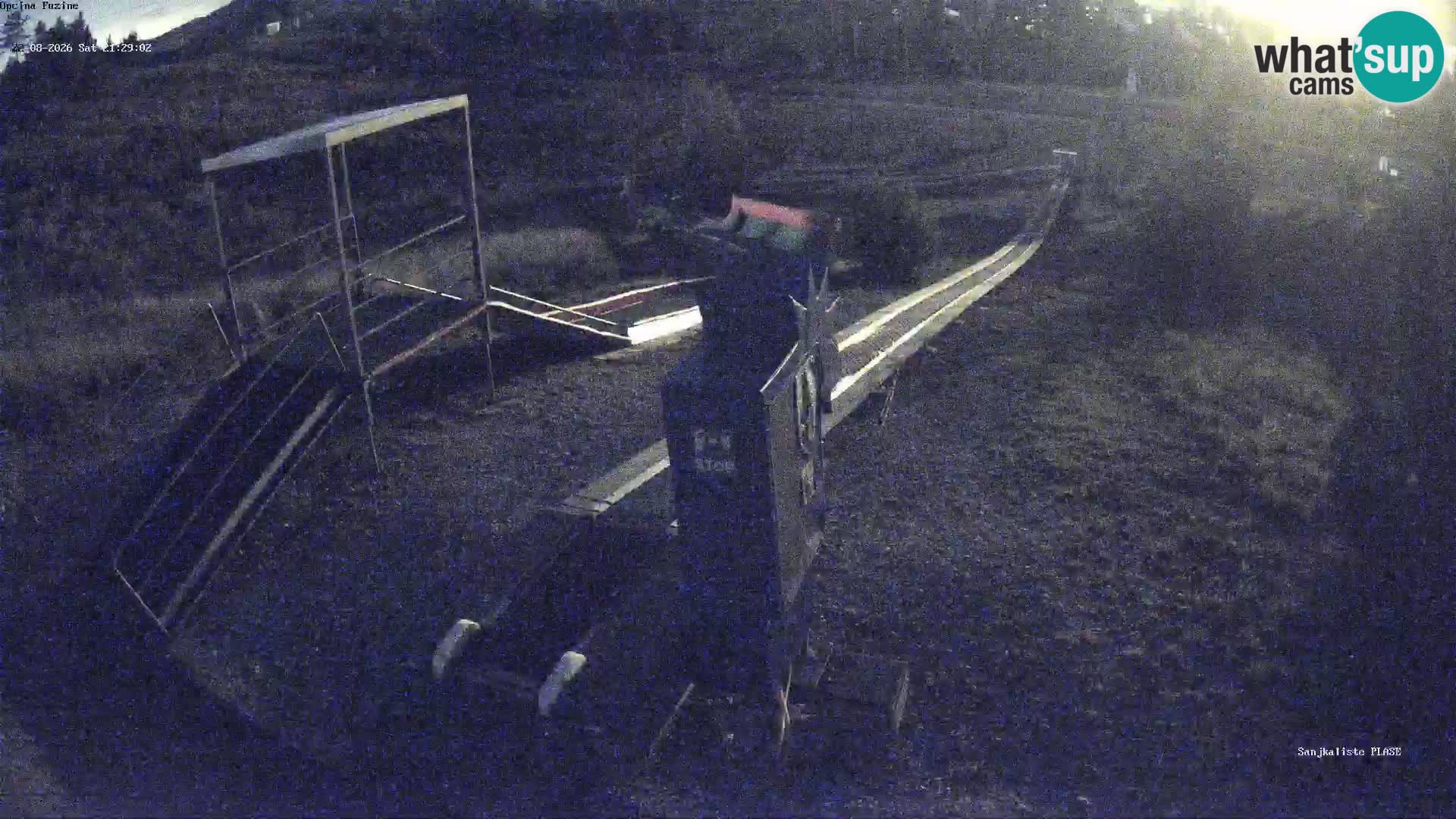 Webcam en direct Piste de luge de Fužine – Croatie