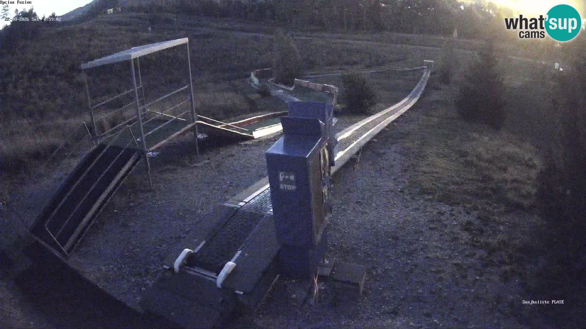 Webcam en direct Piste de luge de Fužine – Croatie
