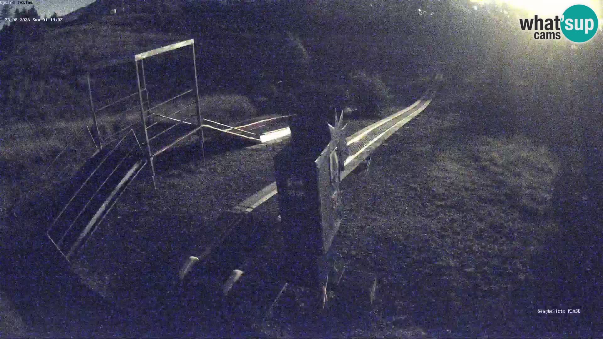 Live webcam Pista da slittino Fužine – Croazia