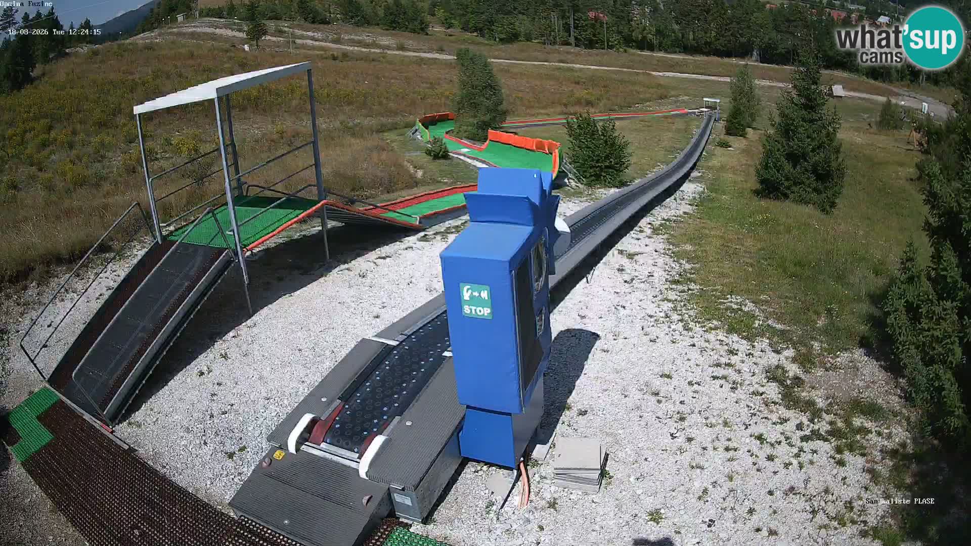 Live webcam Pista da slittino Fužine – Croazia