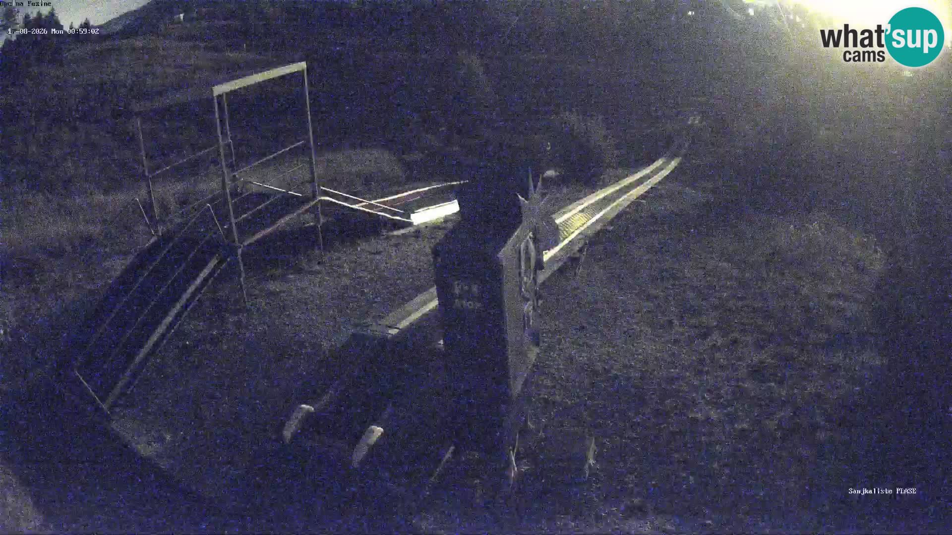 Live webcam Pista da slittino Fužine – Croazia