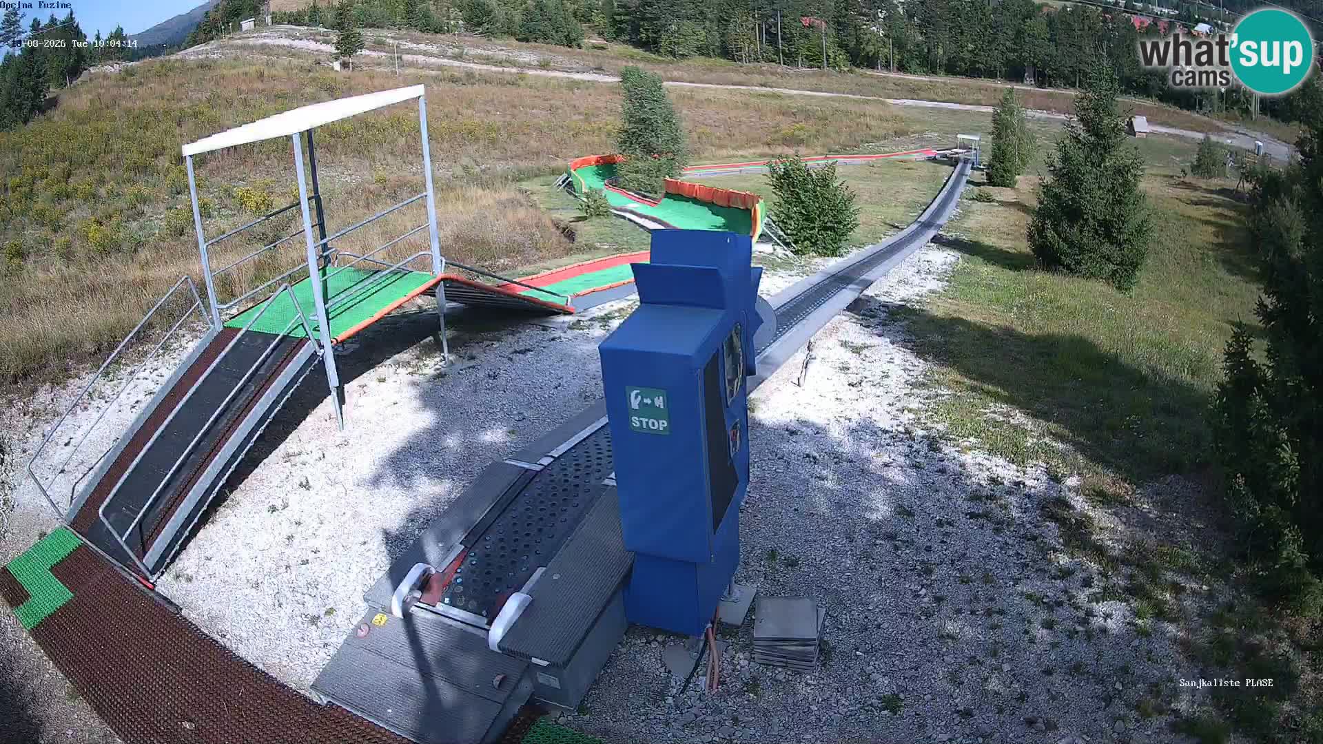 Live webcam Fužine toboggan run – Croatia