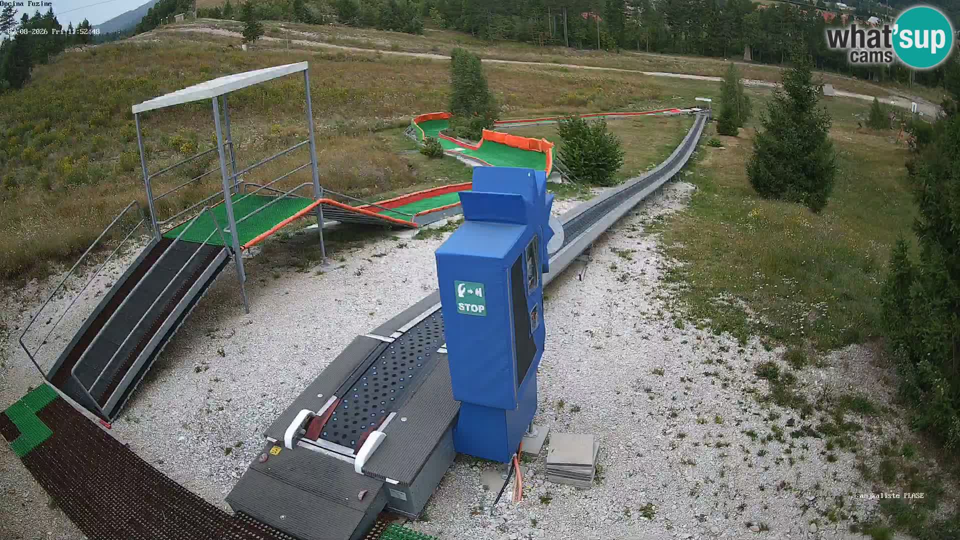Webcam en vivo Pista de trineo Fužine – Croacia