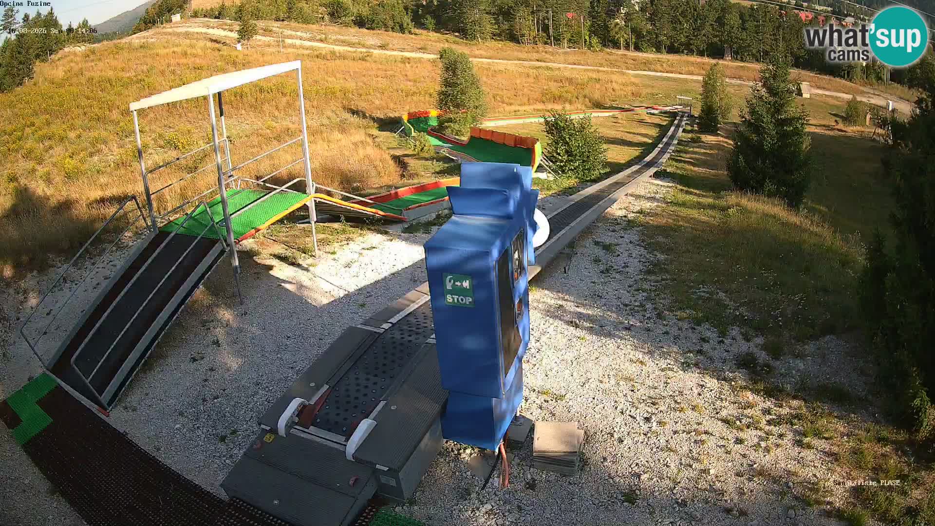 Live webcam Fužine toboggan run – Croatia