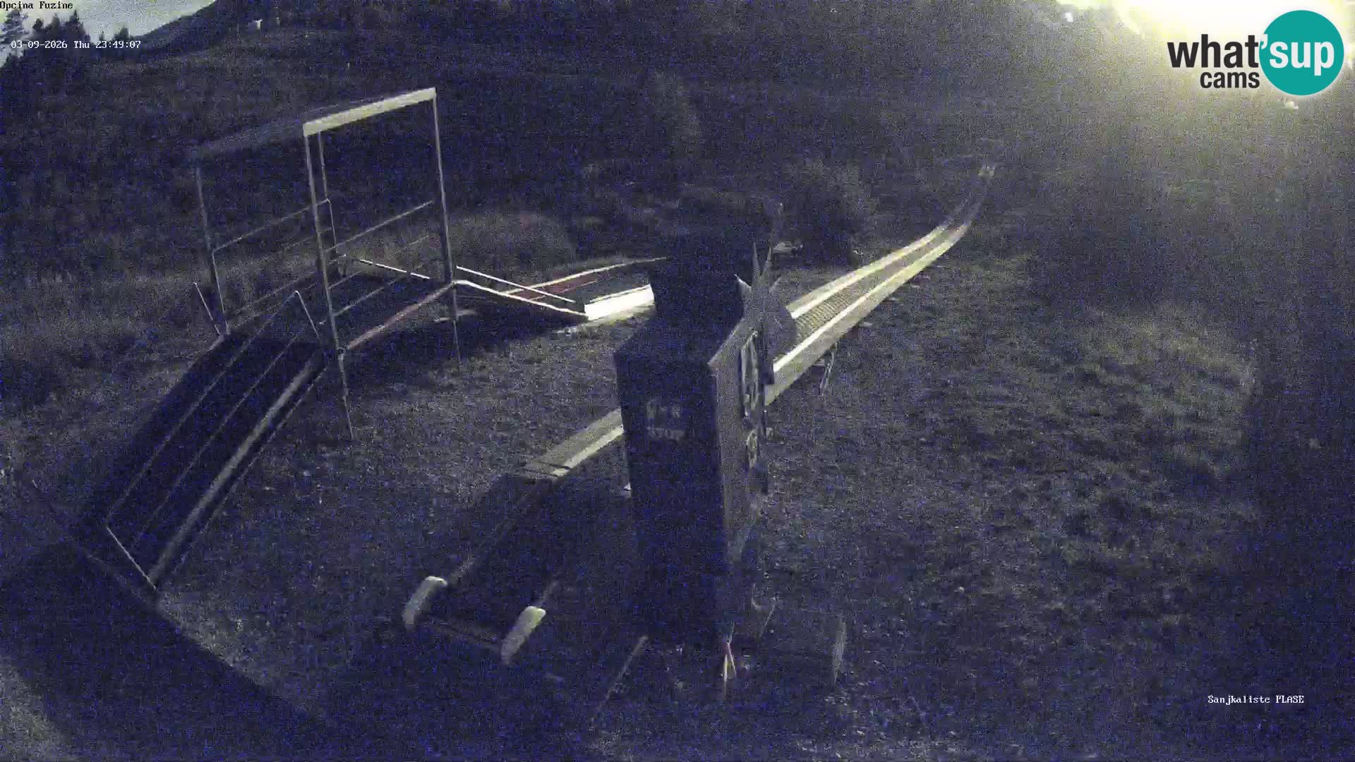 Live webcam Fužine toboggan run – Croatia