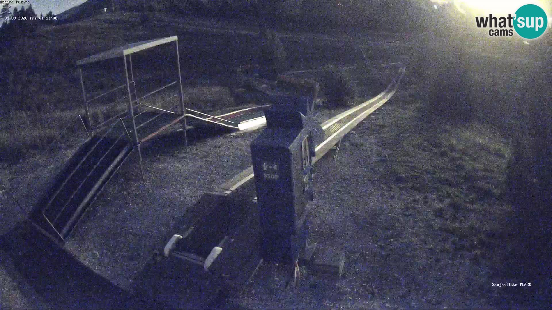 Live webcam Fužine toboggan run – Croatia