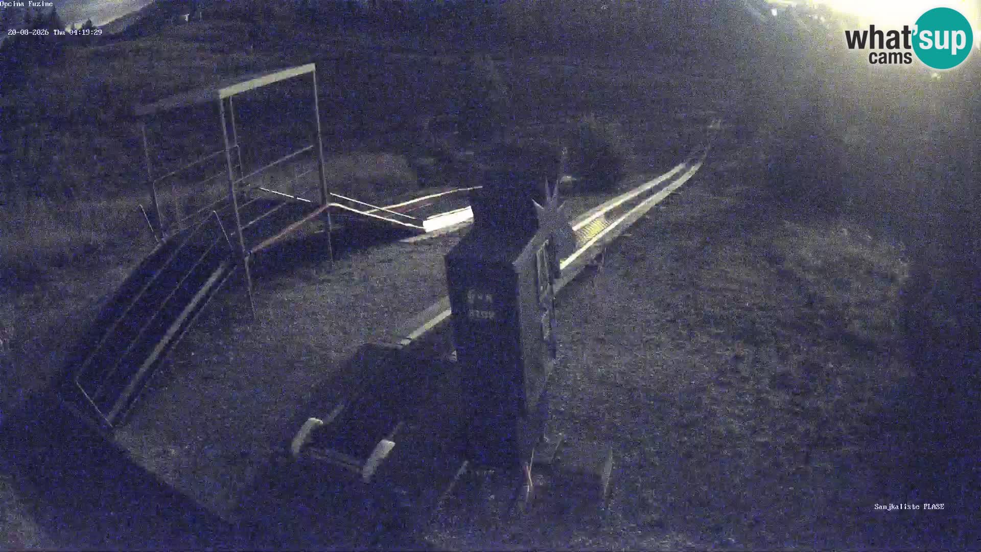 Live webcam Pista da slittino Fužine – Croazia