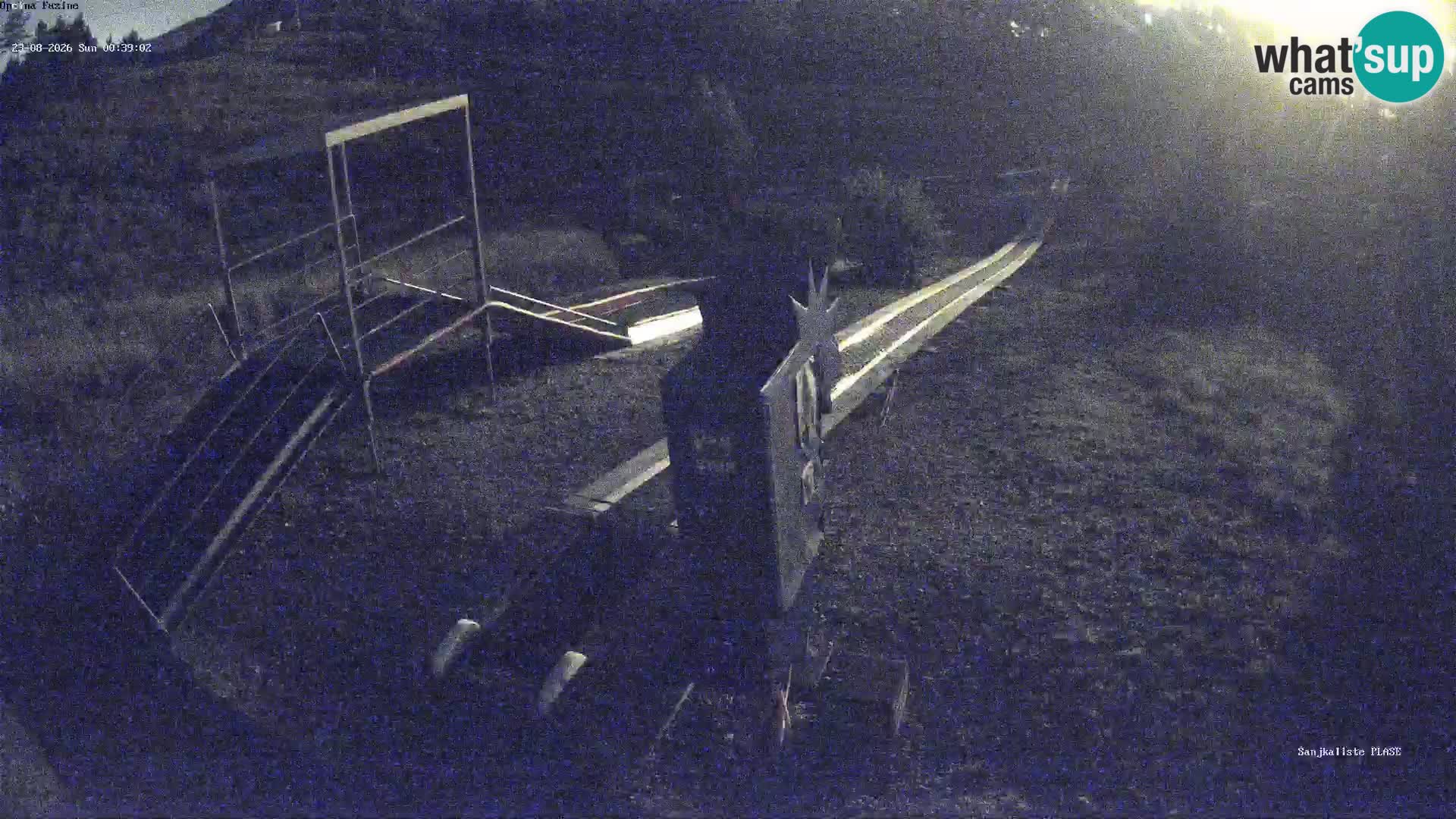 Live webcam Pista da slittino Fužine – Croazia