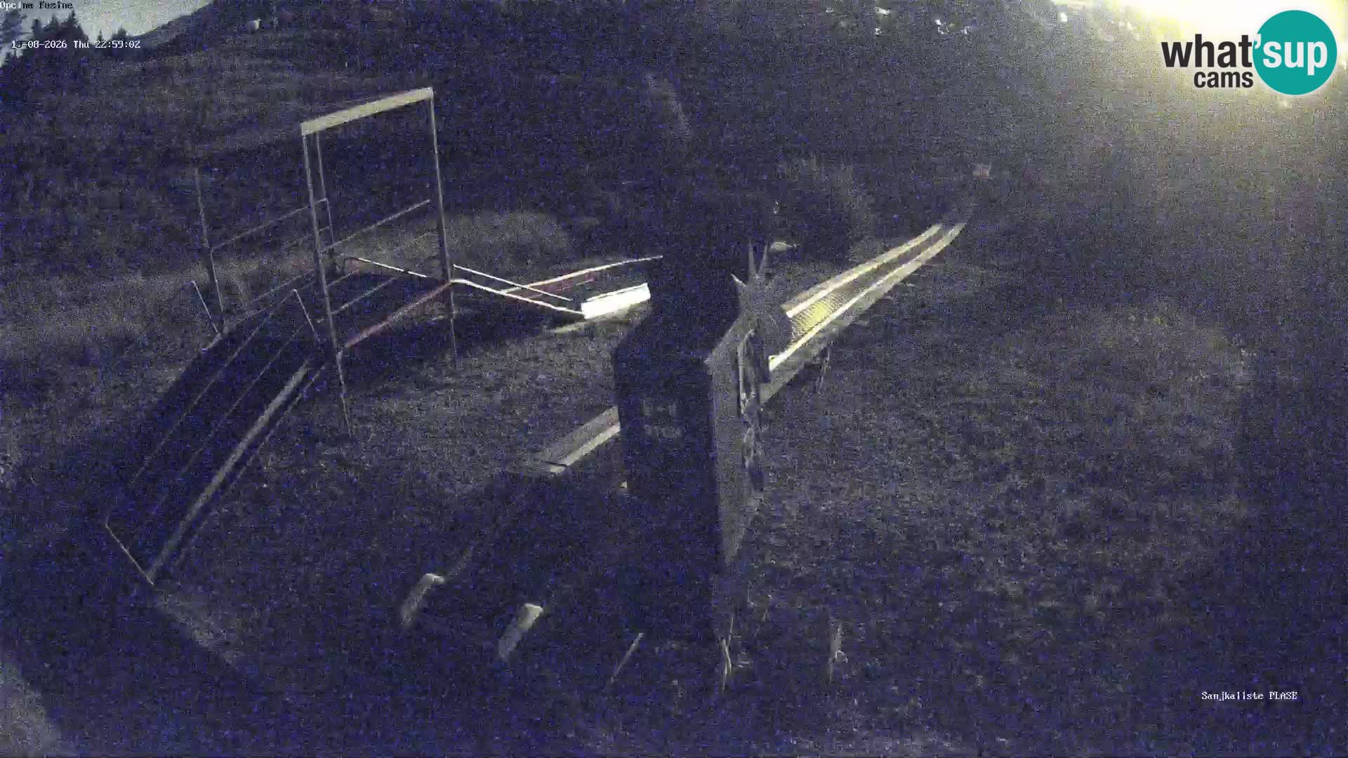 Live webcam Pista da slittino Fužine – Croazia