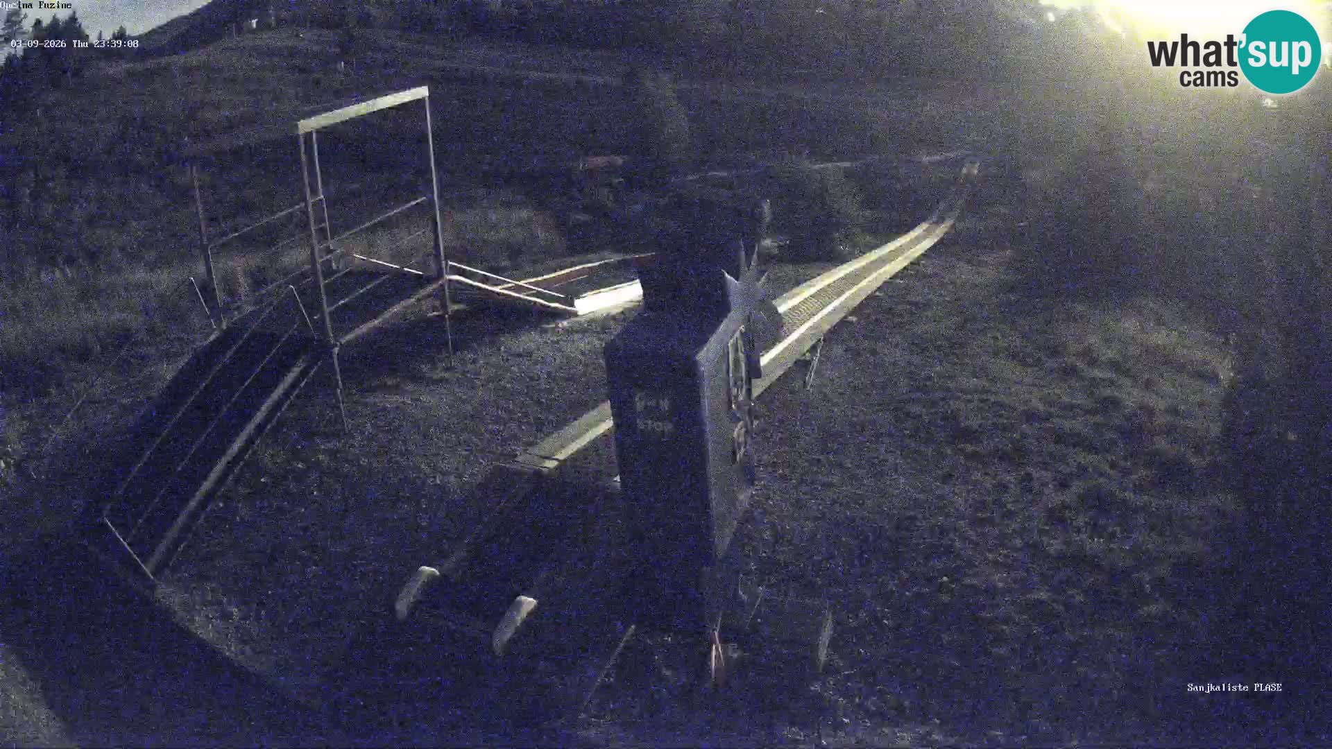 Live webcam Pista da slittino Fužine – Croazia