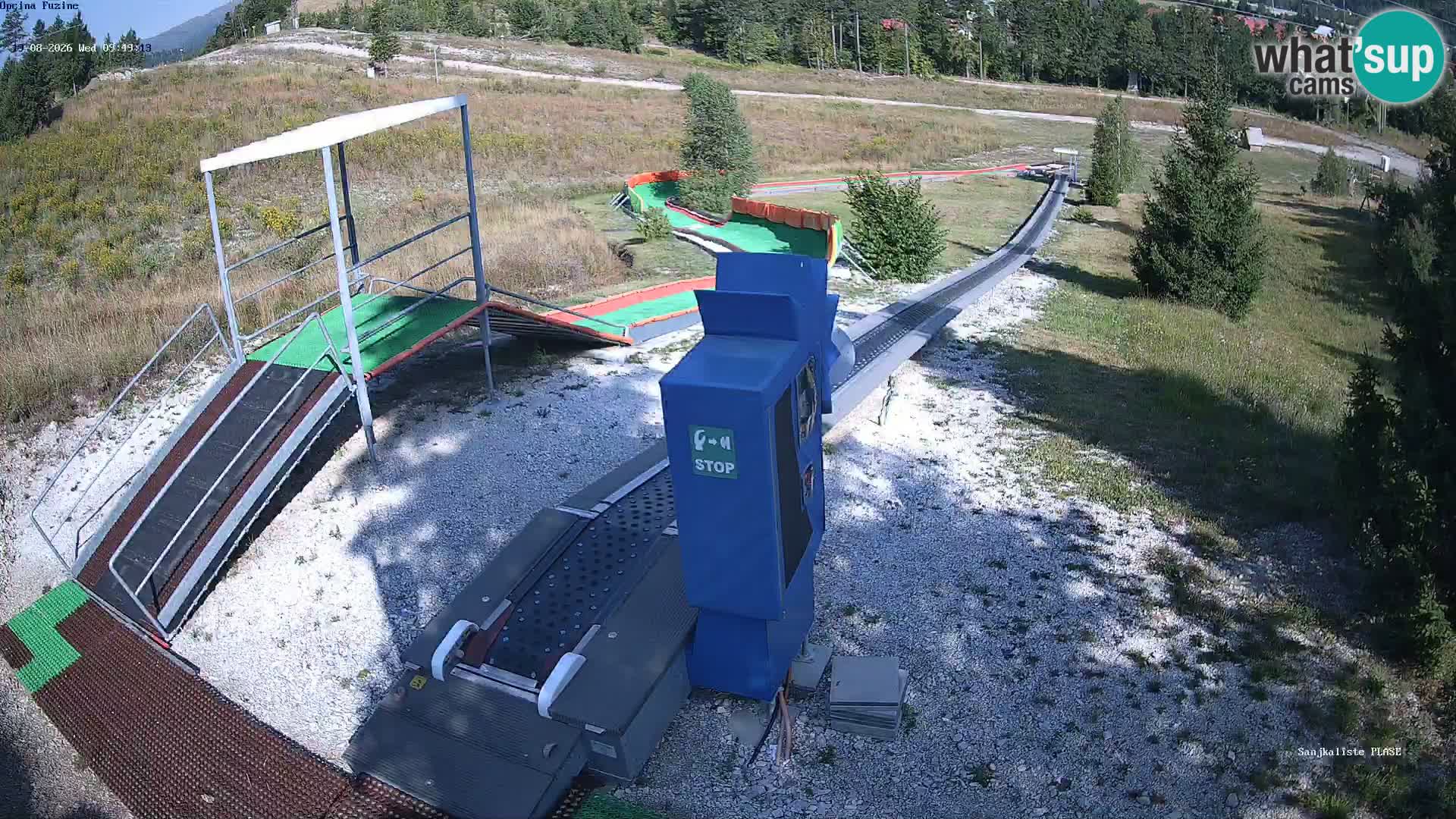 Webcam en vivo Pista de trineo Fužine – Croacia