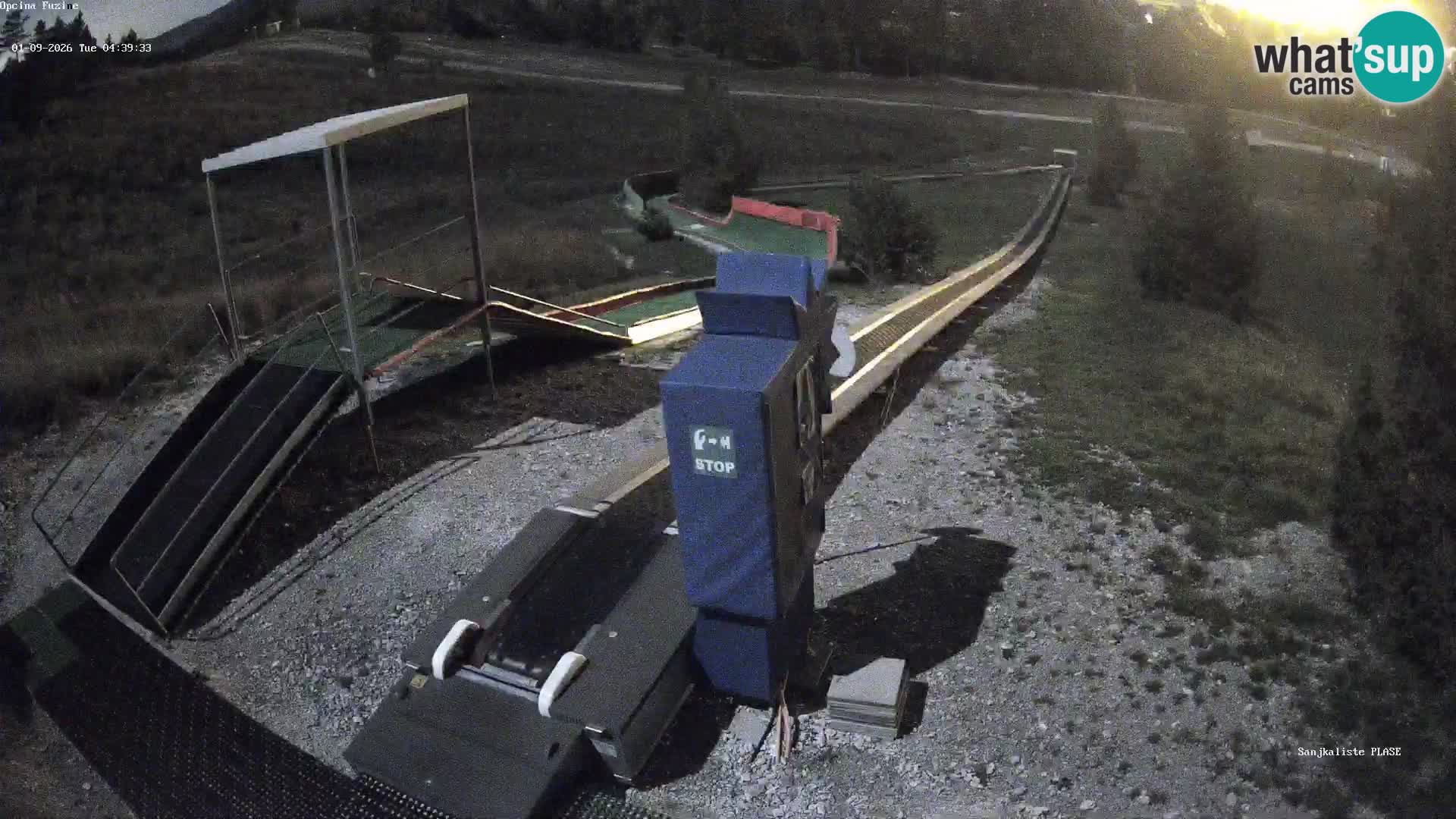 Webcam en direct Piste de luge de Fužine – Croatie