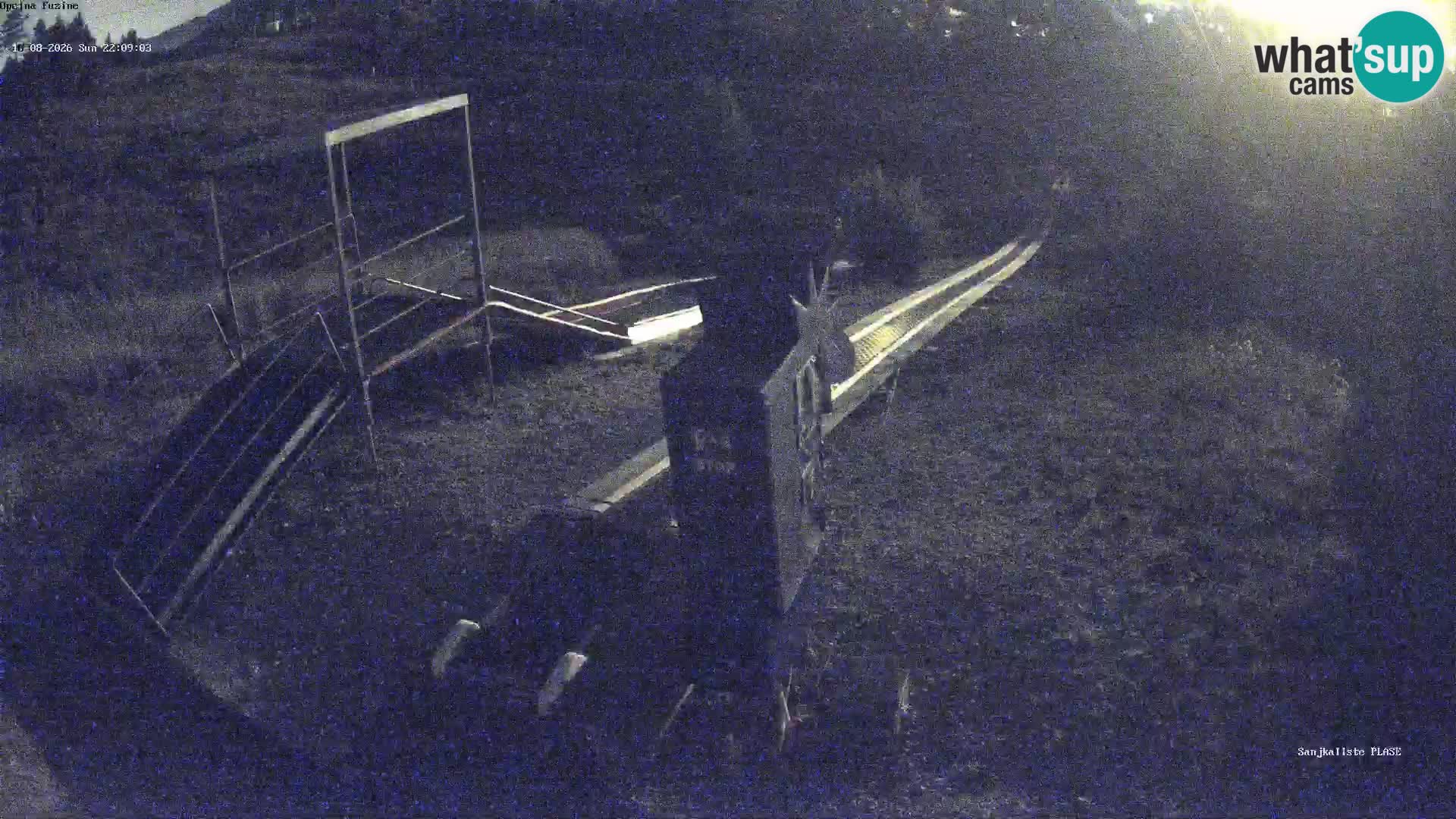 Live webcam Fužine toboggan run – Croatia