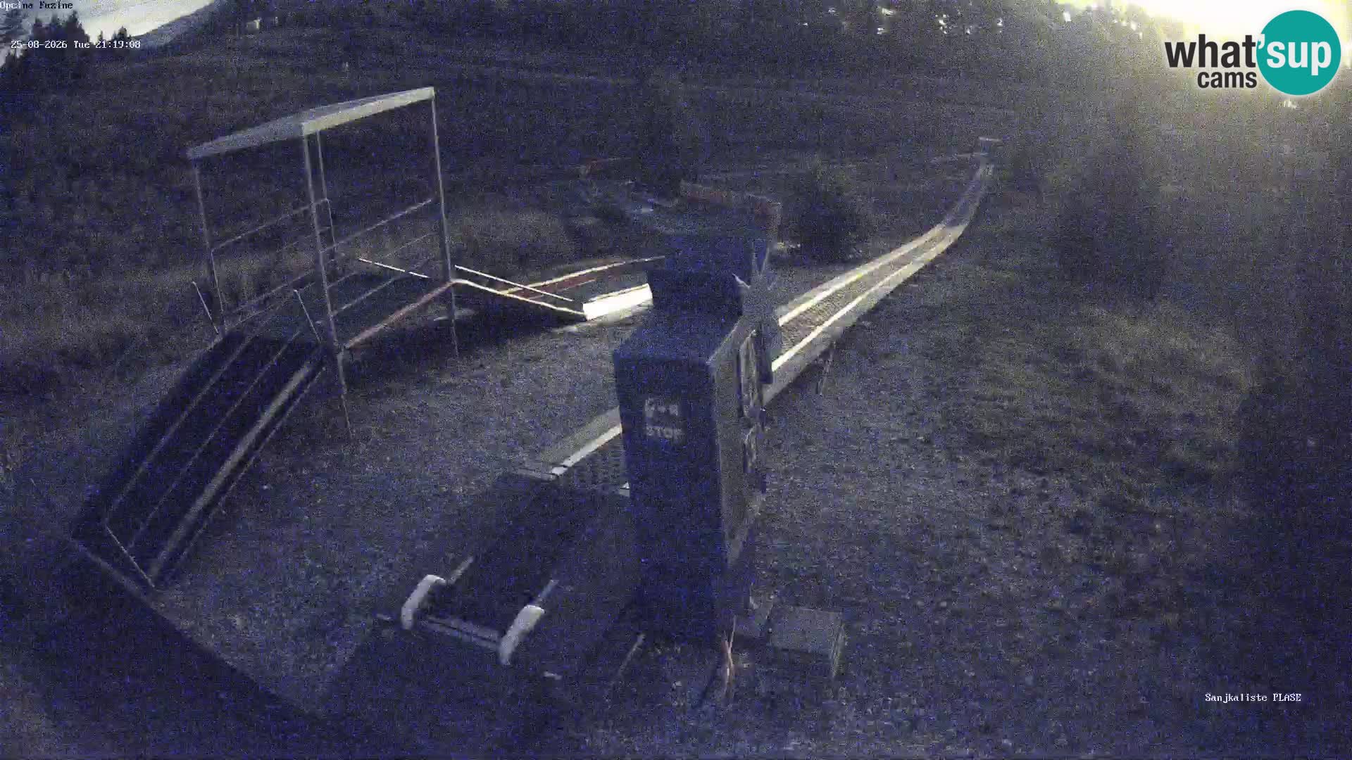 Live webcam Pista da slittino Fužine – Croazia
