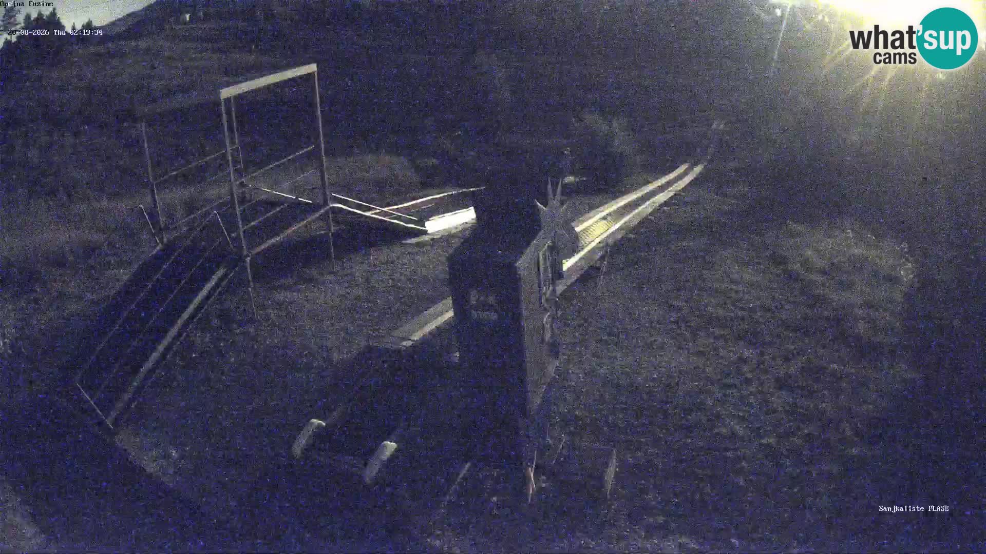 Webcam en direct Piste de luge de Fužine – Croatie