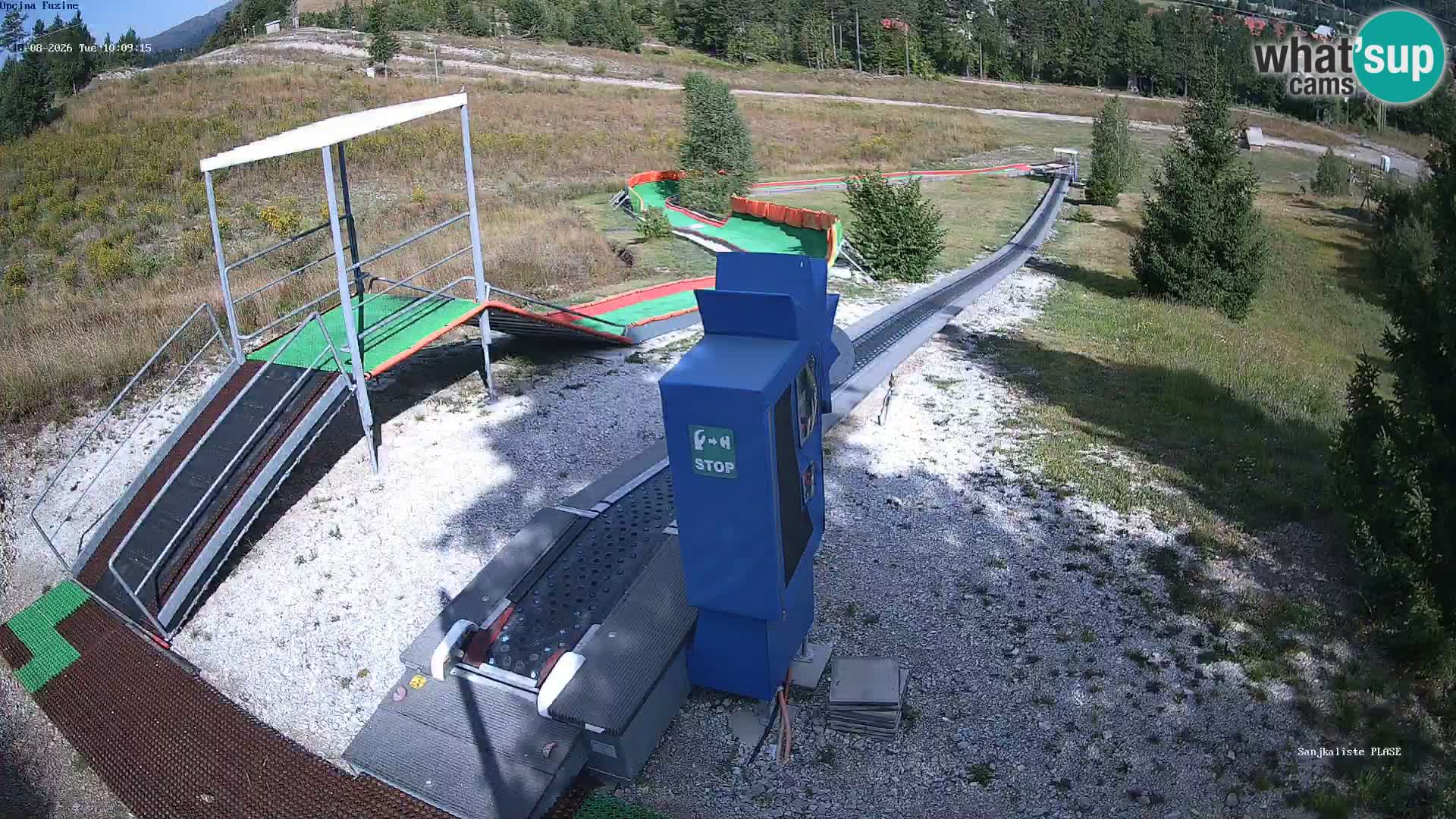 Webcam en vivo Pista de trineo Fužine – Croacia