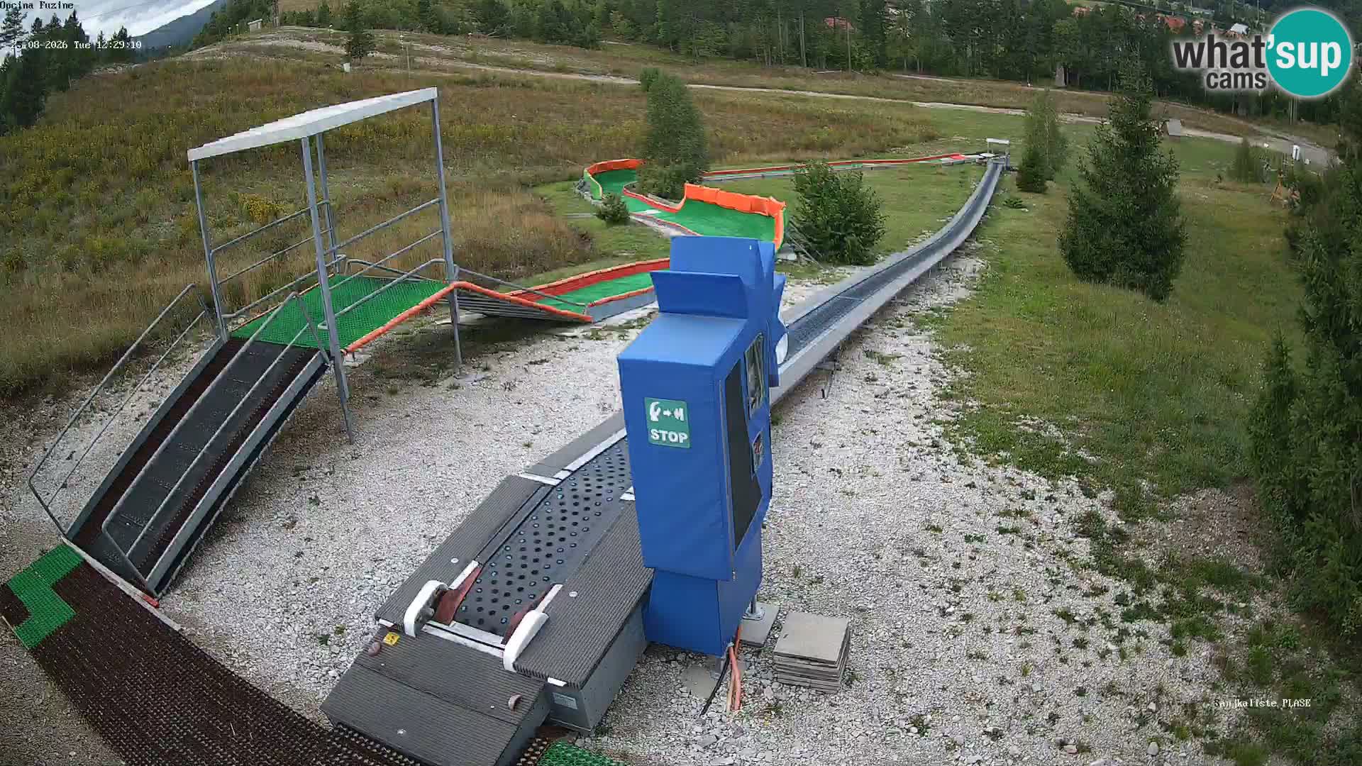 Spletna kamera v živo Sankališče Fužine – Hrvaška