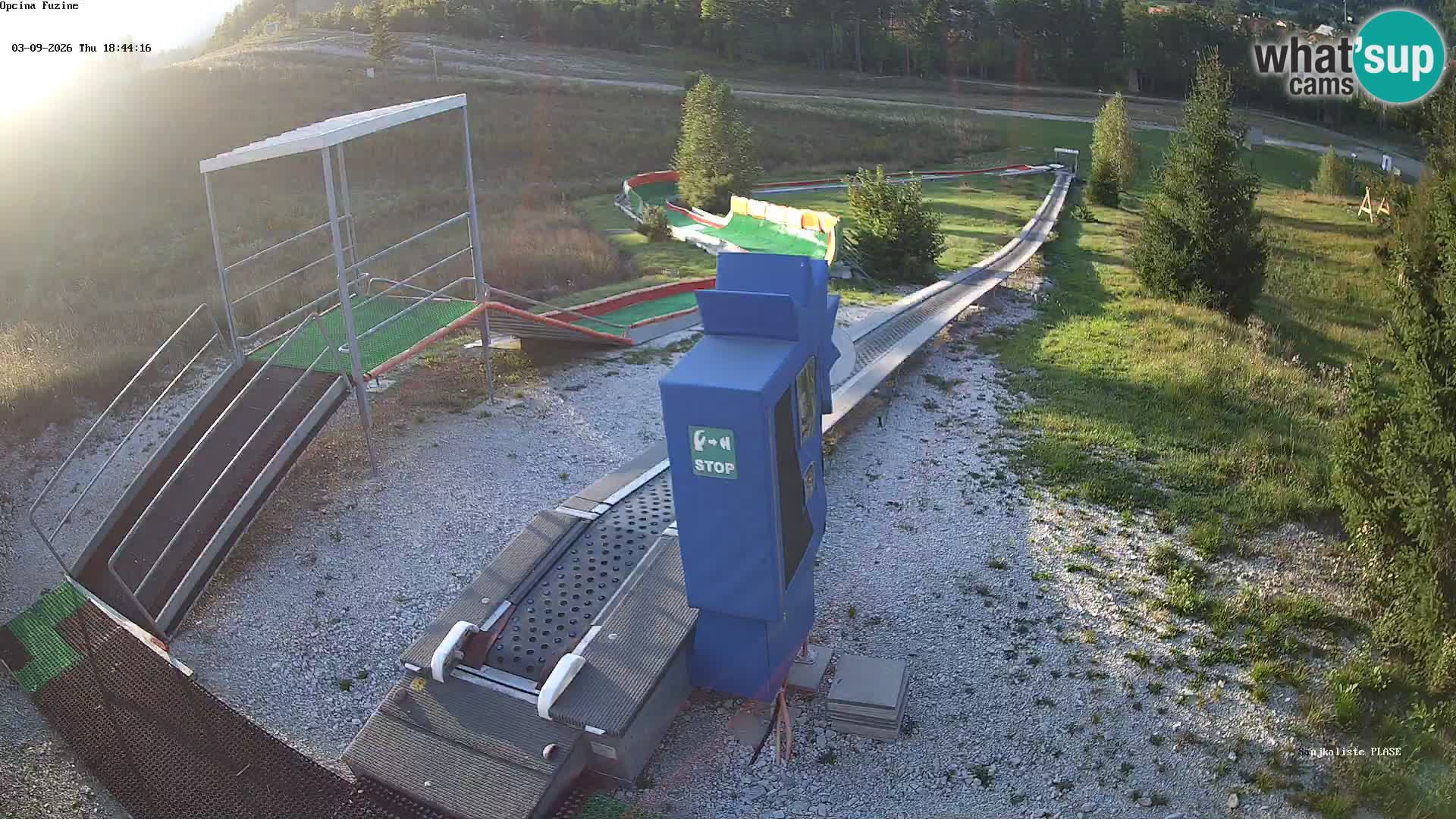 Webcam en direct Piste de luge de Fužine – Croatie