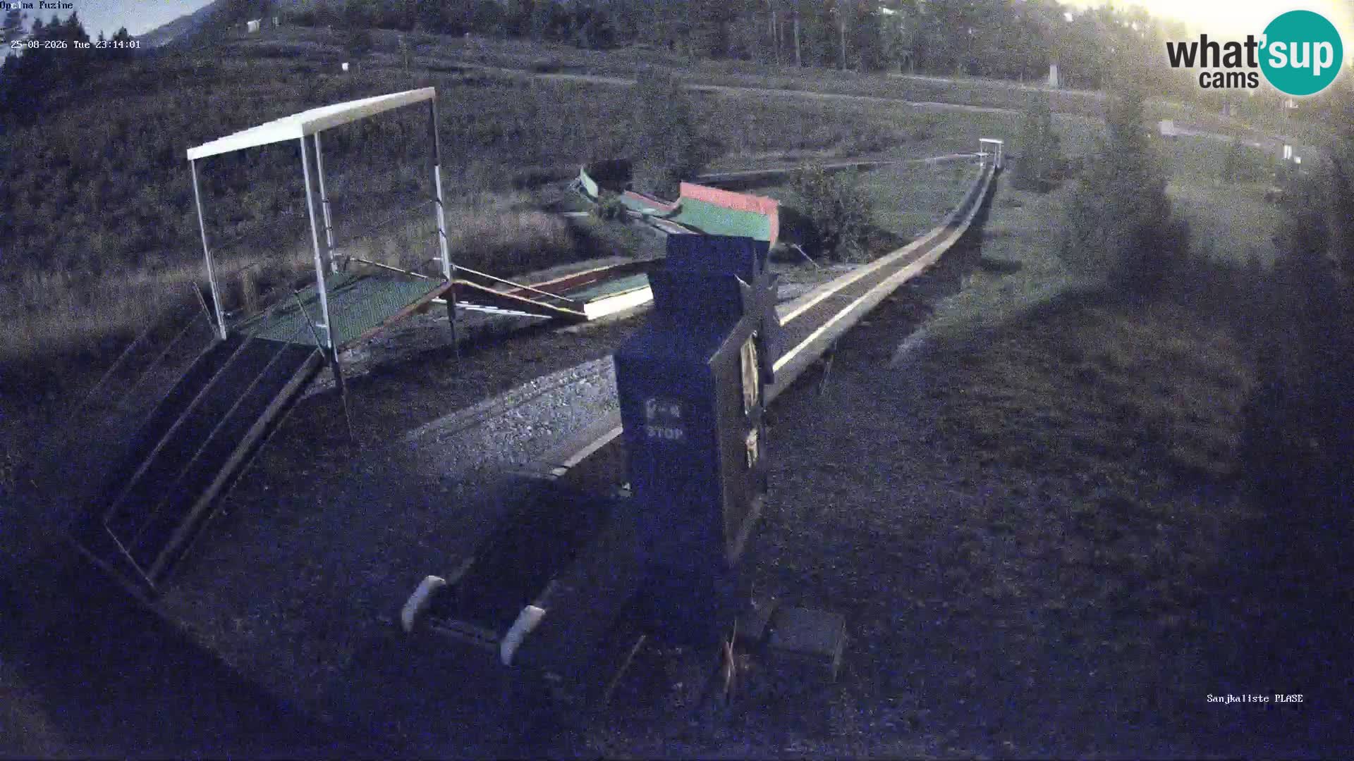 Webcam en direct Piste de luge de Fužine – Croatie